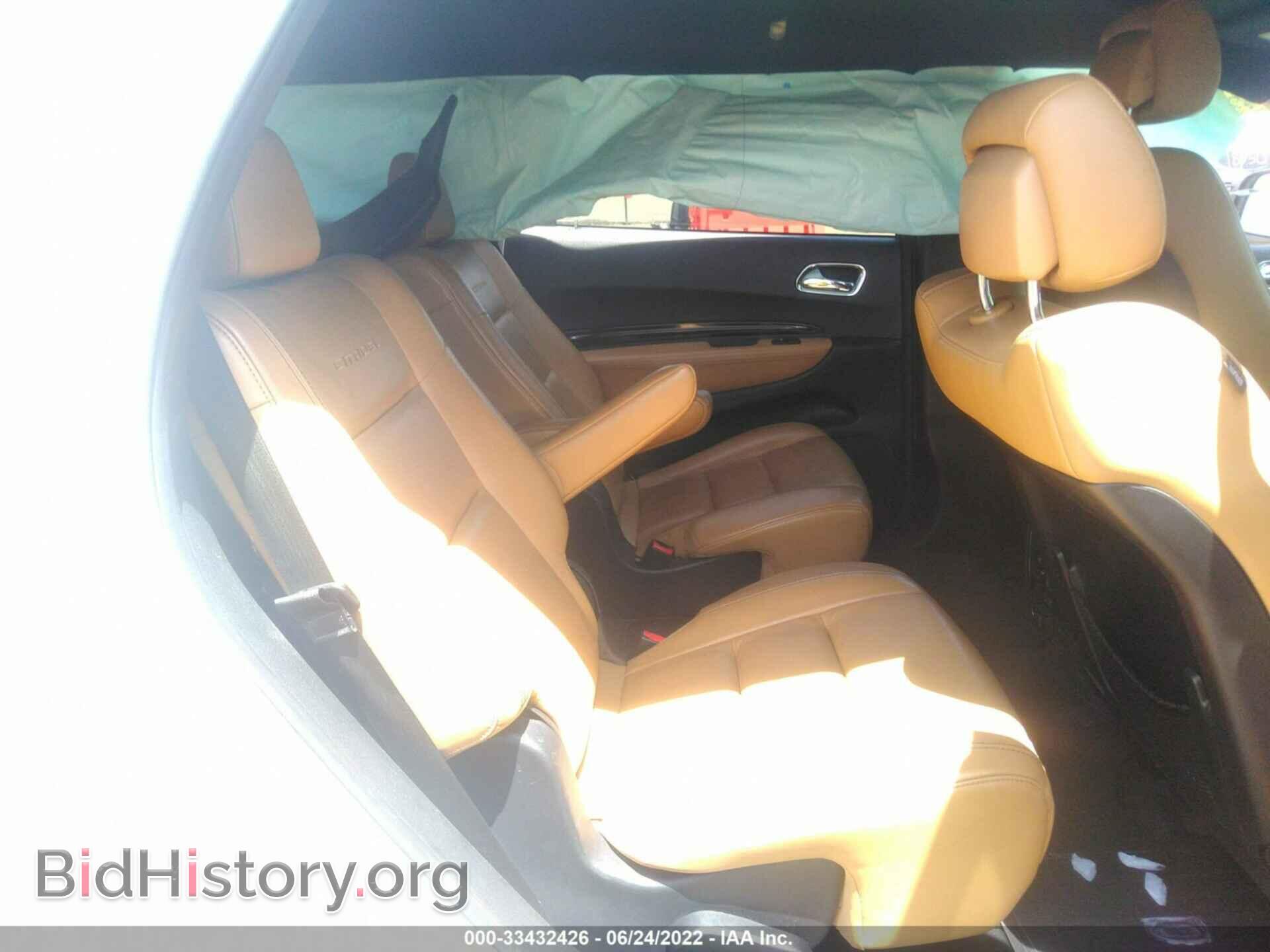 2016 DODGE DURANGO - VIN: 1C4RDHEG0GC396777 - Фото 8