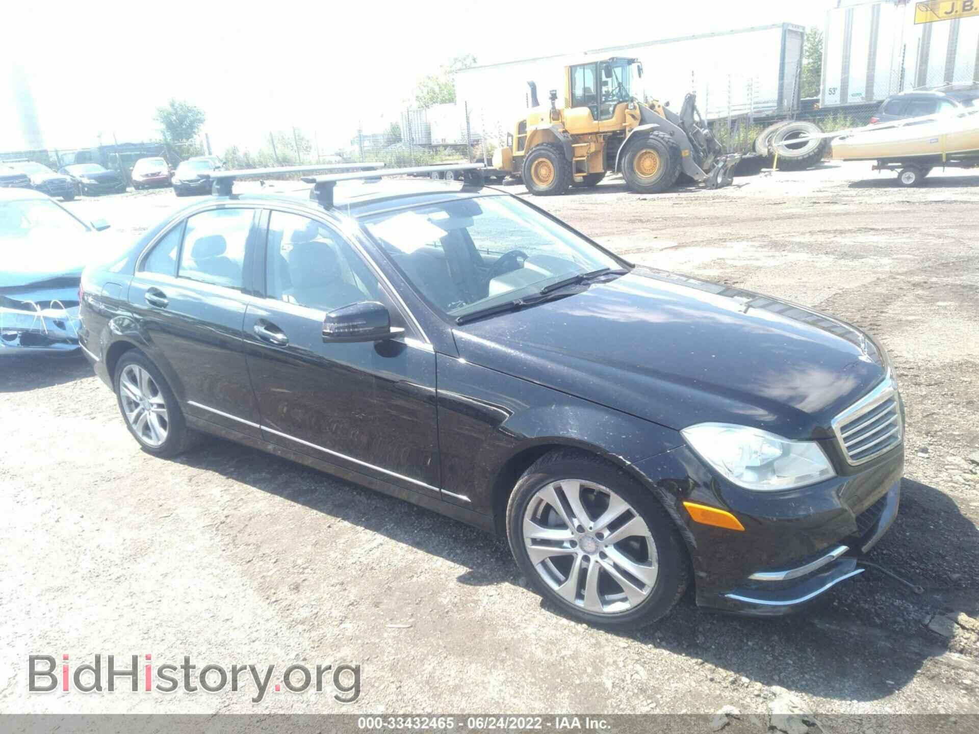 Фотография WDDGF8BB6CR226057 - MERCEDES-BENZ C-CLASS 2012