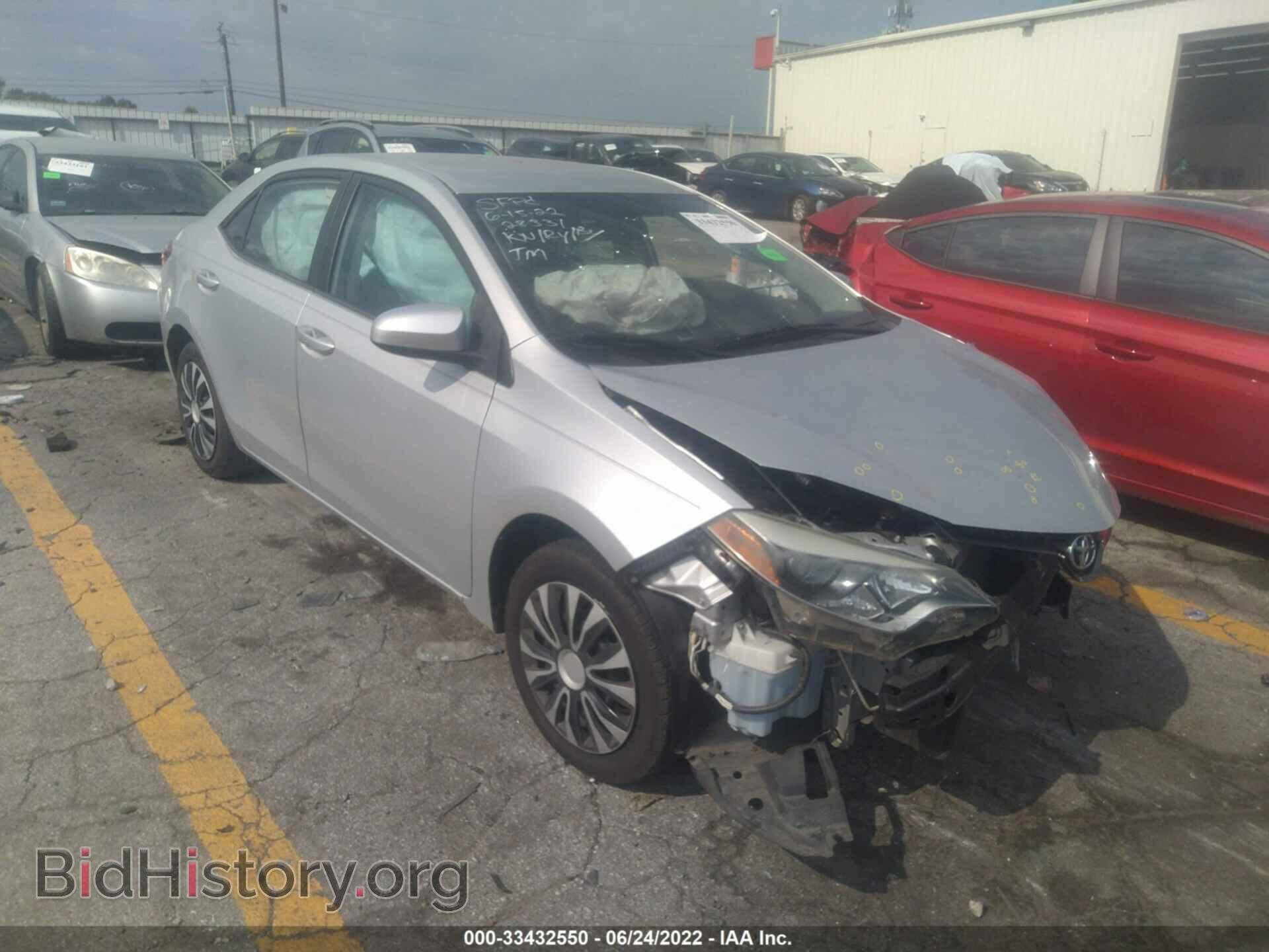 Photo 2T1BURHEXFC313539 - TOYOTA COROLLA 2015