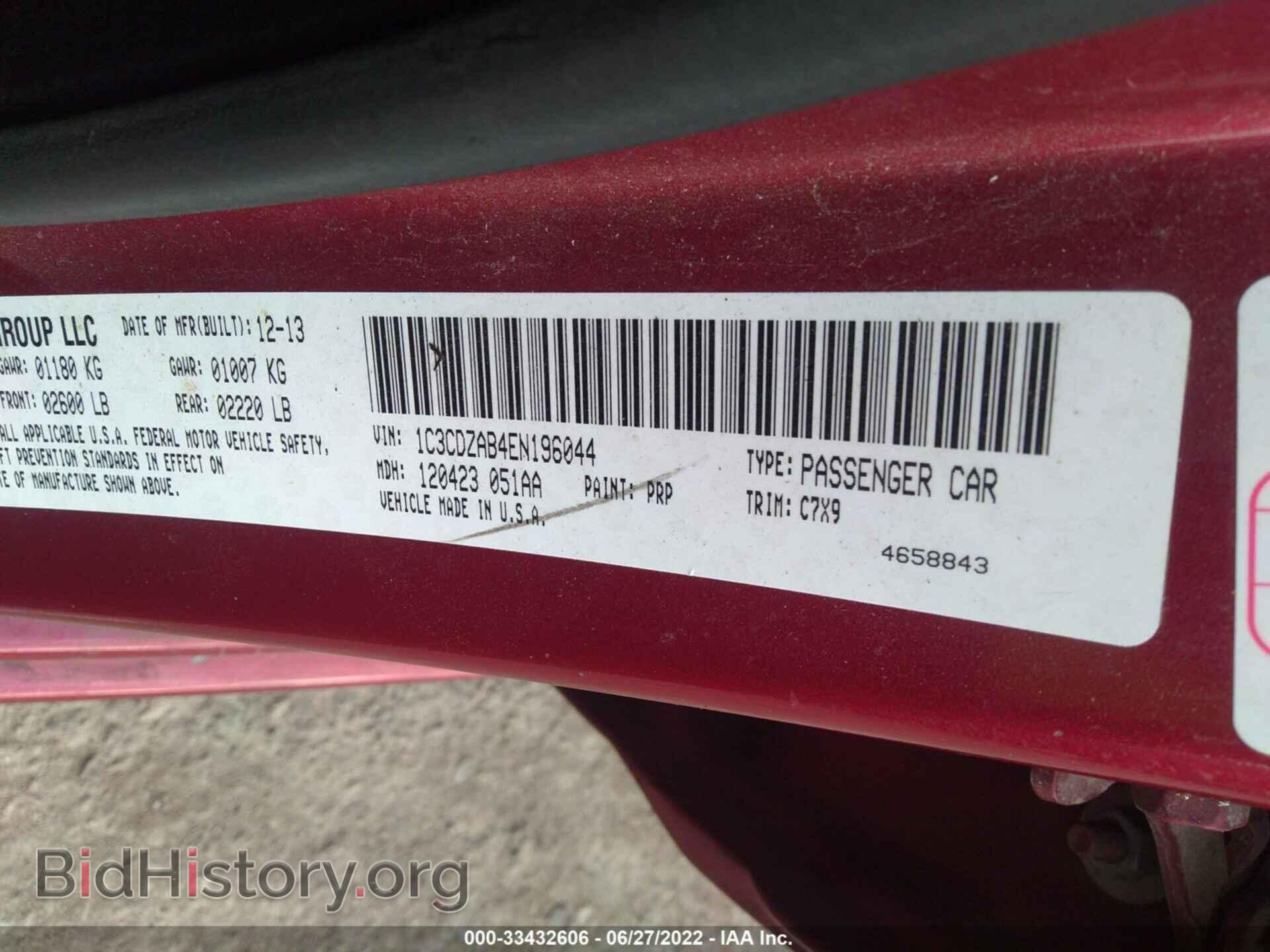 2014 DODGE AVENGER - VIN: 1C3CDZAB4EN196044 - Photo 9