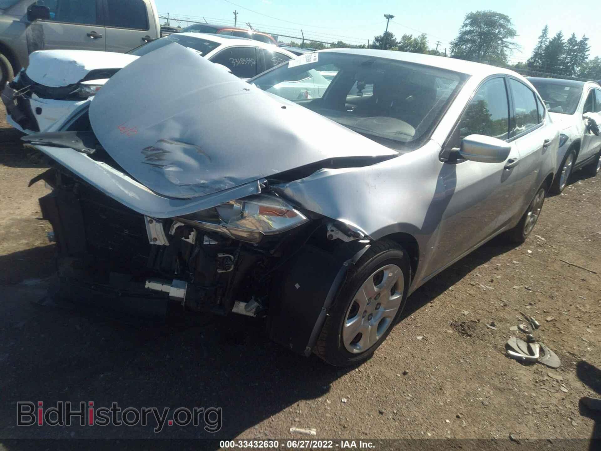 2013 DODGE DART - VIN: 1C3CDFAA6DD106595 - Фото 2