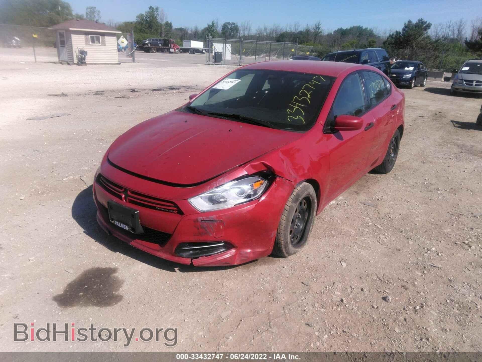 2013 DODGE DART - VIN: 1C3CDFAA8DD224308 - Фото 2