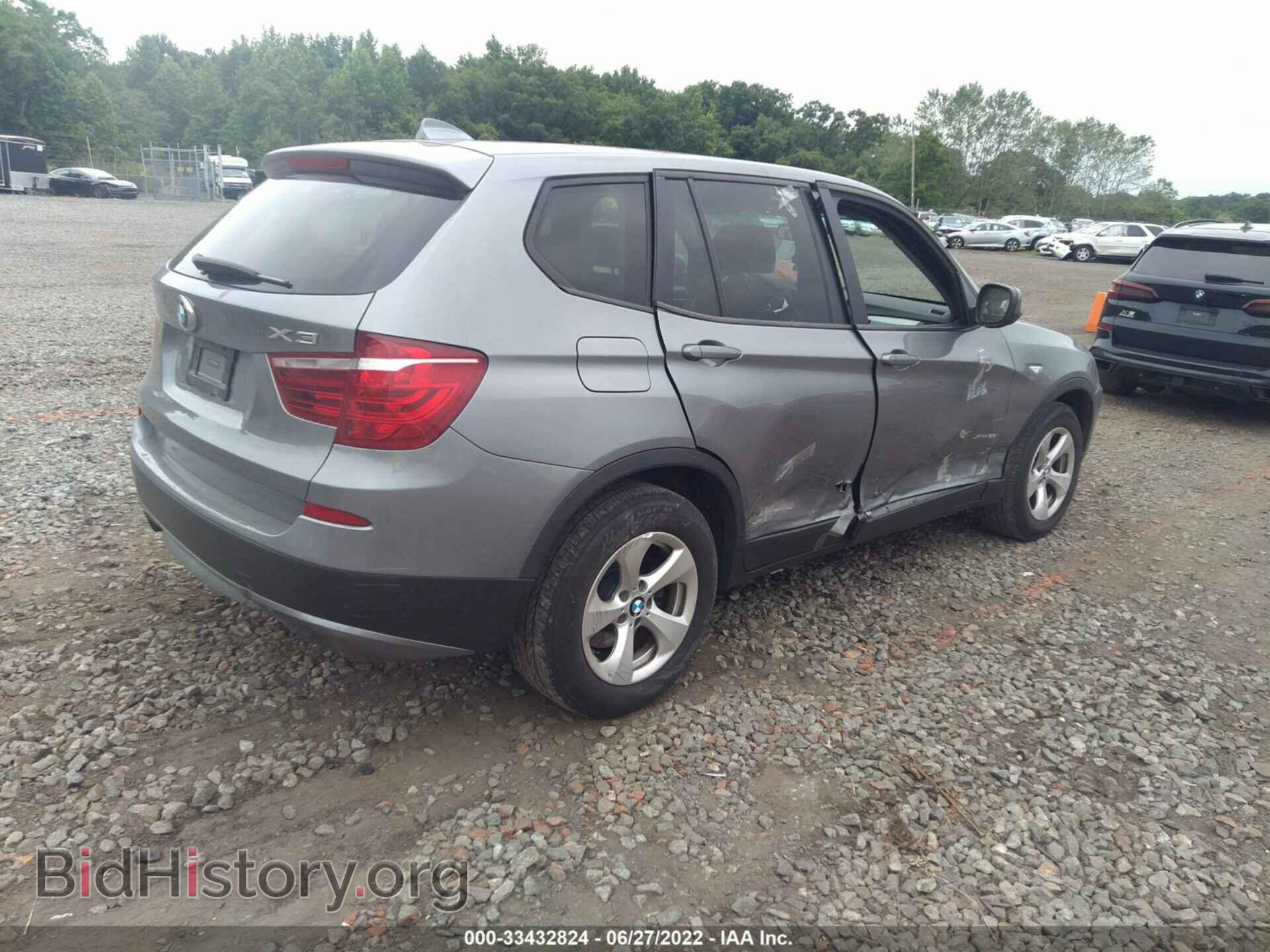 2012 BMW X3 - VIN: 5UXWX5C54CL725564 - Фото 4