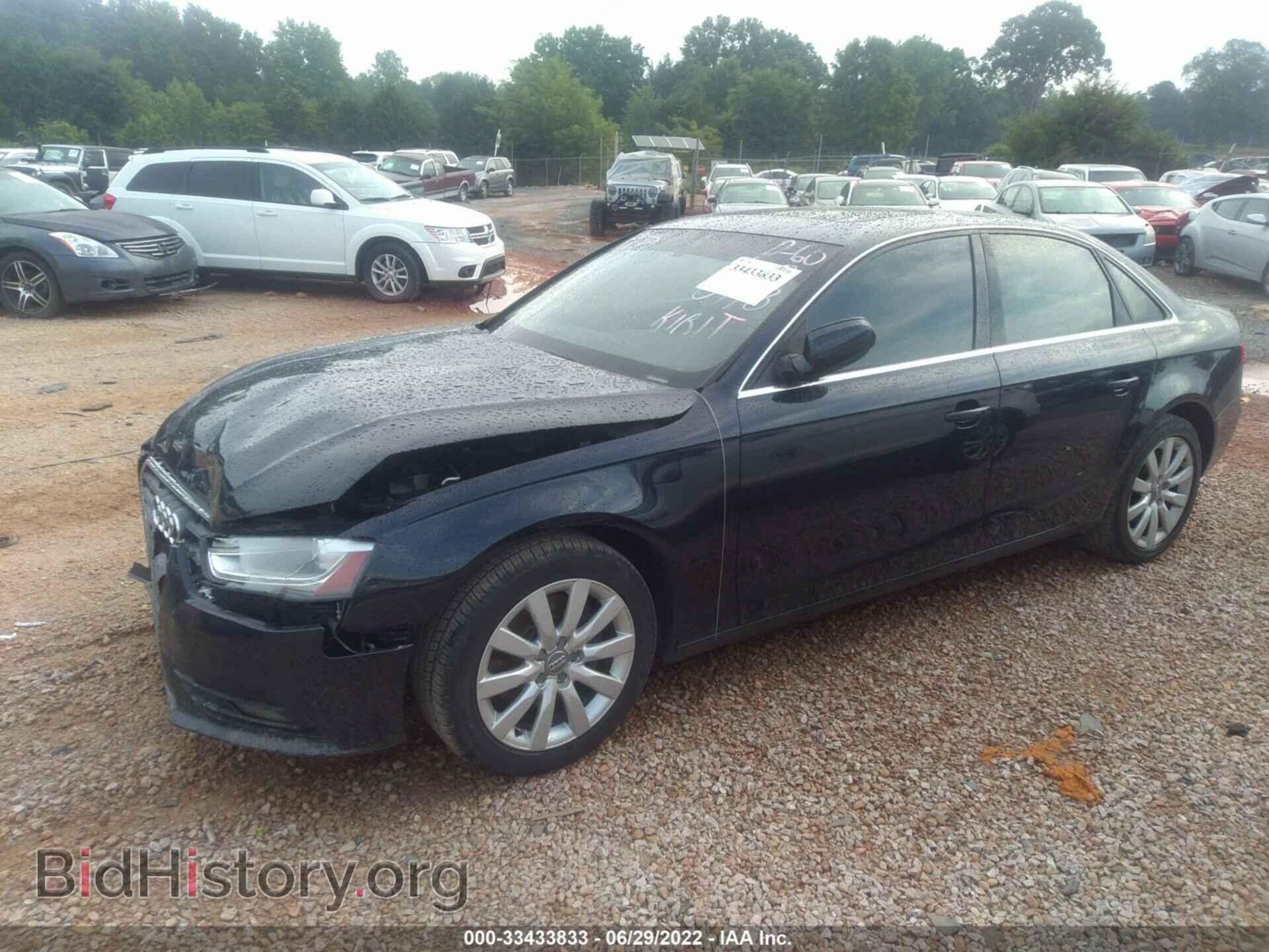 2013 AUDI A4 - VIN: WAUAFAFL4DN030778 - Photo 2