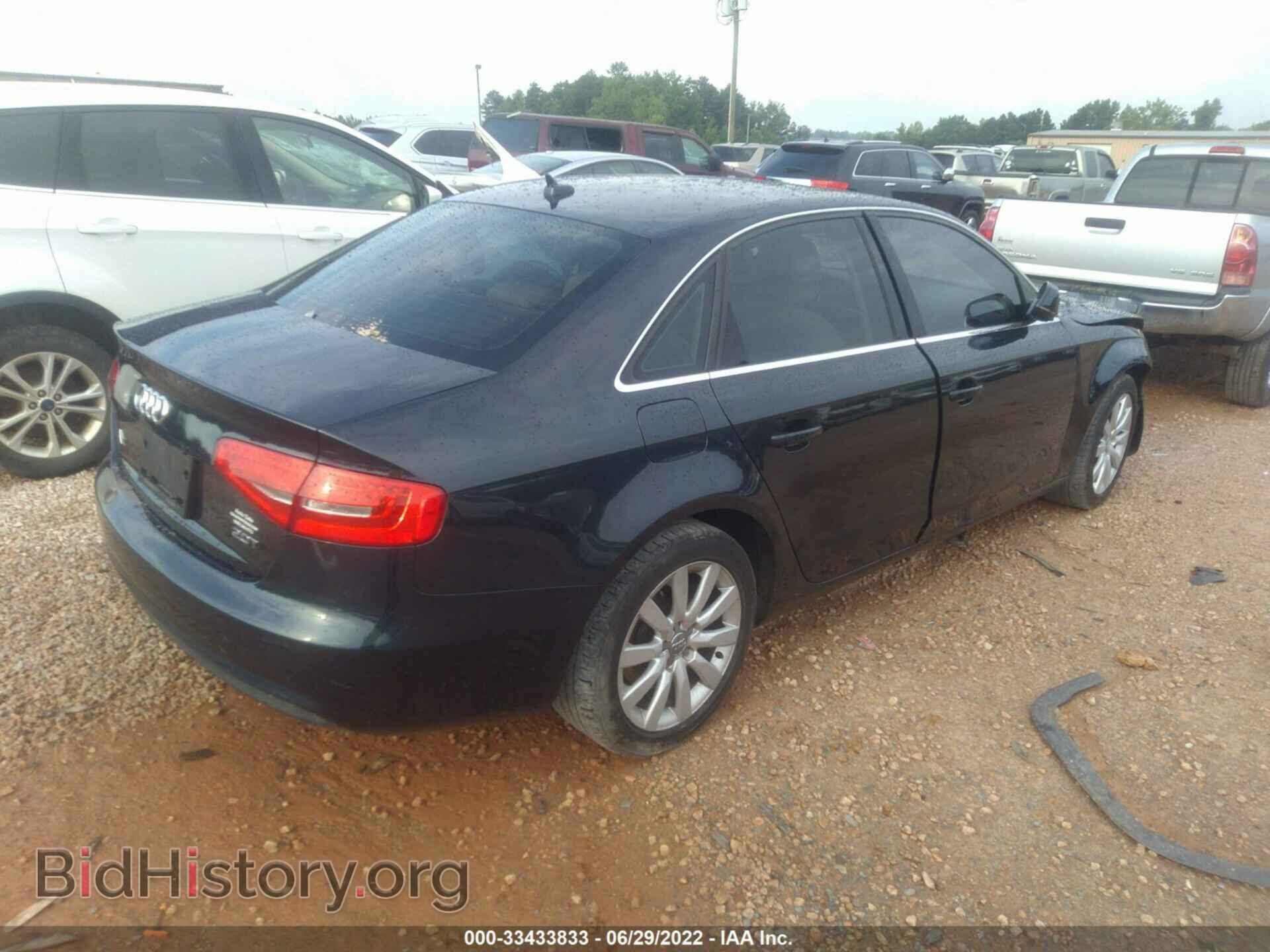 2013 AUDI A4 - VIN: WAUAFAFL4DN030778 - Photo 4