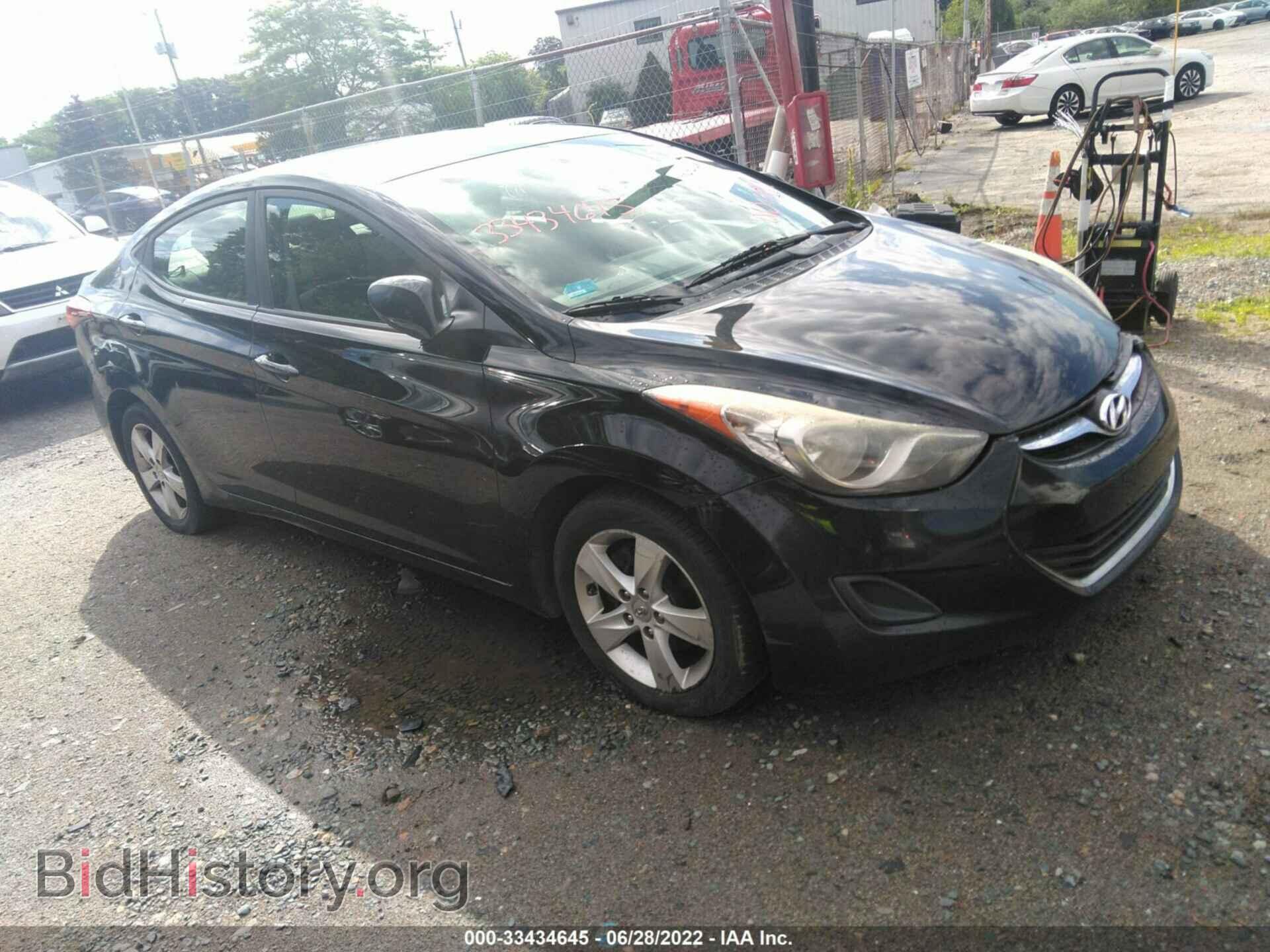 Photo KMHDH4AEXBU108709 - HYUNDAI ELANTRA 2011