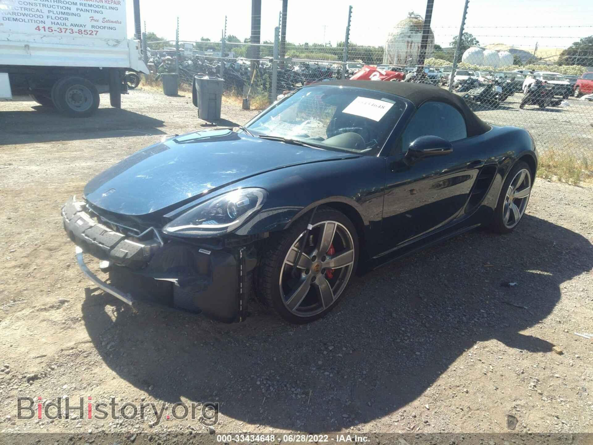 2019 PORSCHE 718 BOXSTER - VIN: WP0CB2A82KS228709 - Фото 2