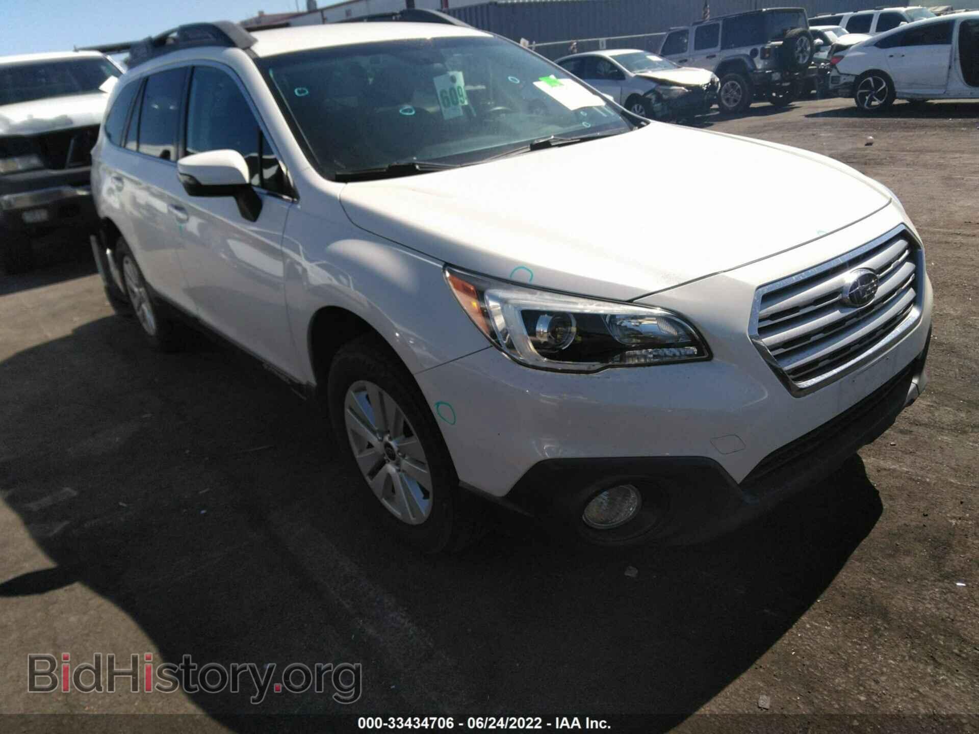 Фотография 4S4BSAFC8G3200347 - SUBARU OUTBACK 2016