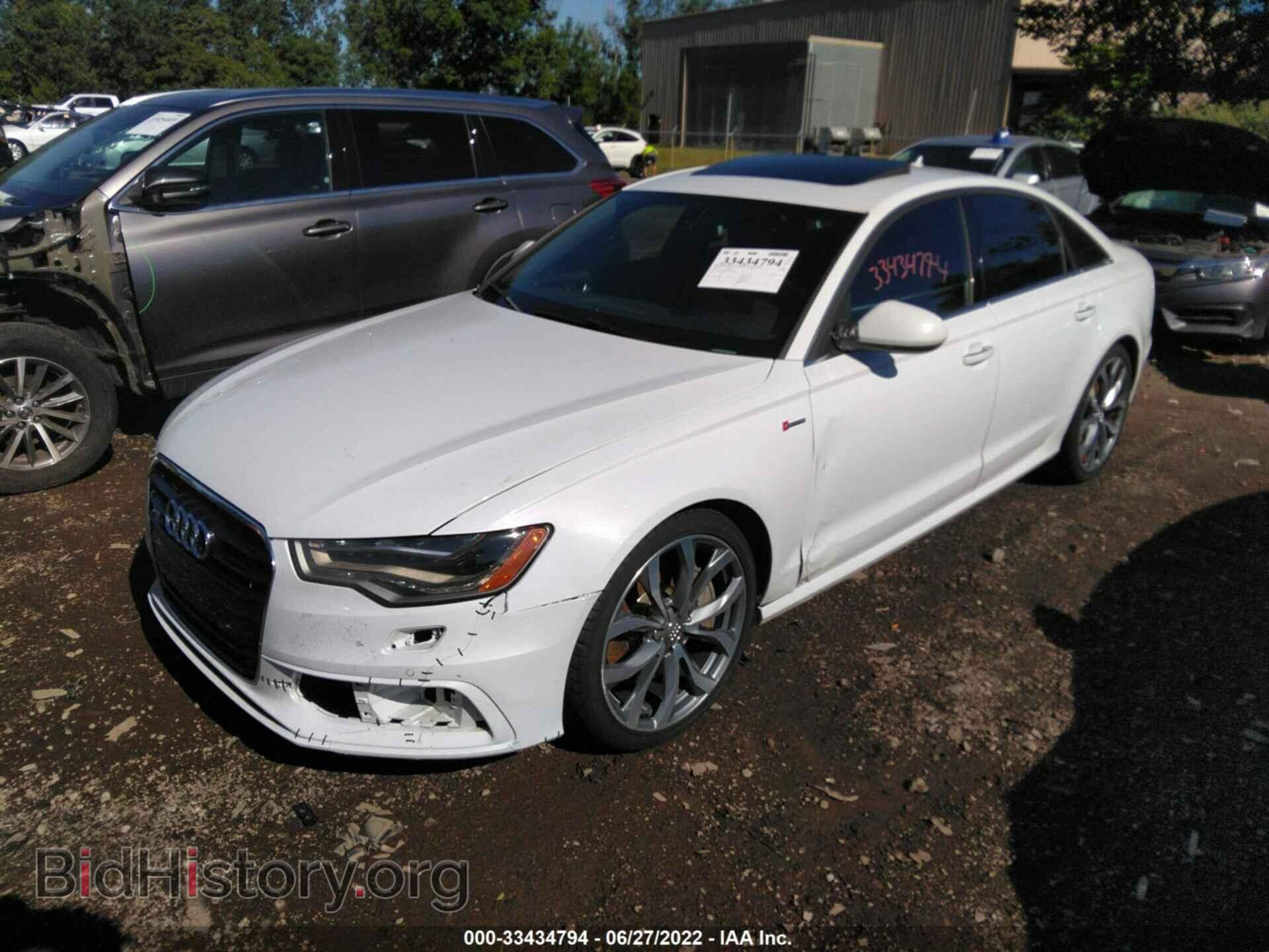 2014 AUDI A6 - VIN: WAUHGAFC9EN074840 - Фото 2