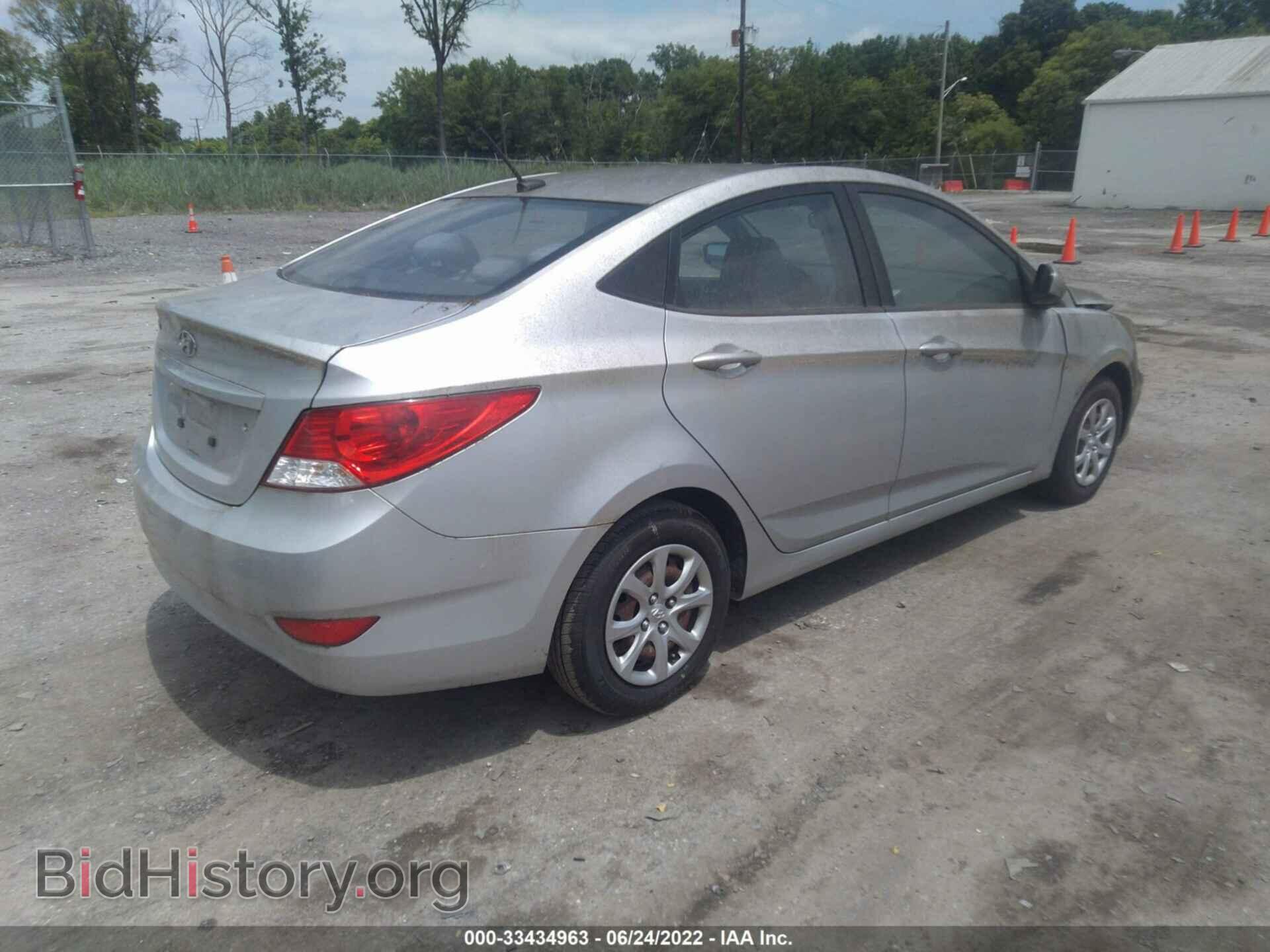 2013 HYUNDAI ACCENT - VIN: KMHCT4AEXDU349196 - Фото 4