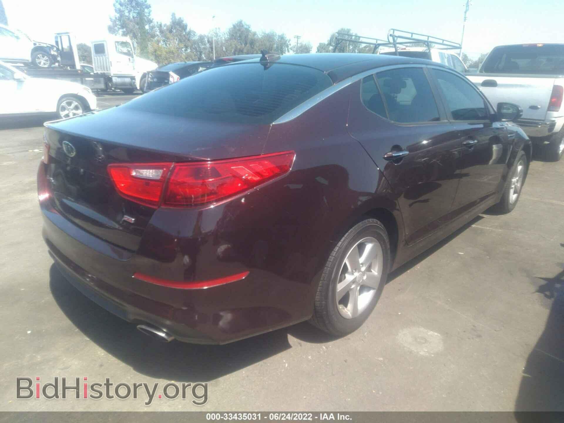 2014 KIA OPTIMA - VIN: 5XXGM4A71EG302389 - Фото 4