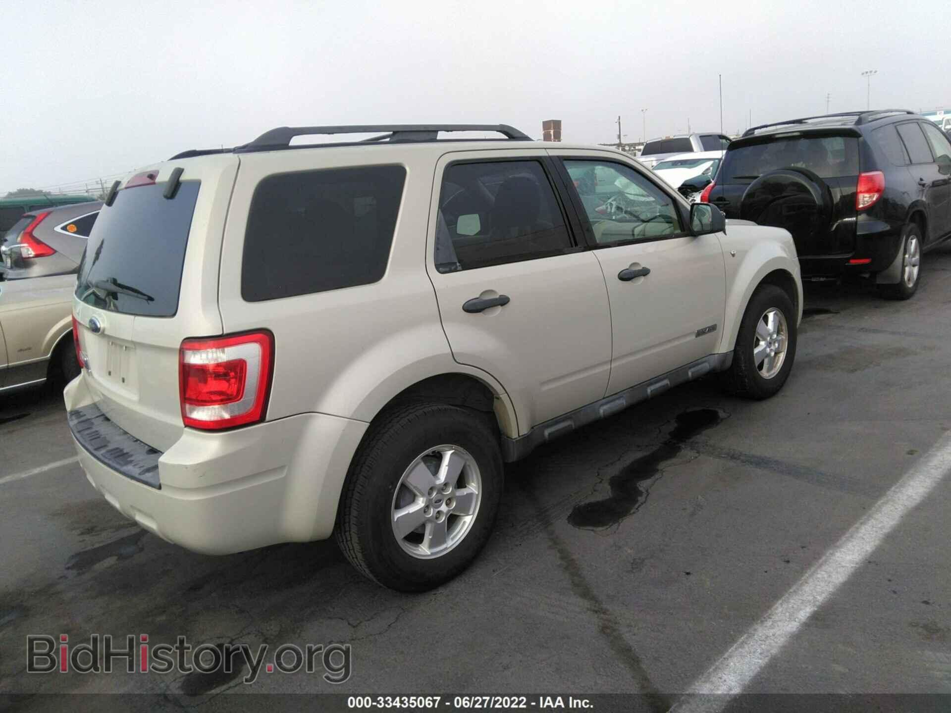 2008 FORD ESCAPE - VIN: 1FMCU03168KC06926 - Фото 4