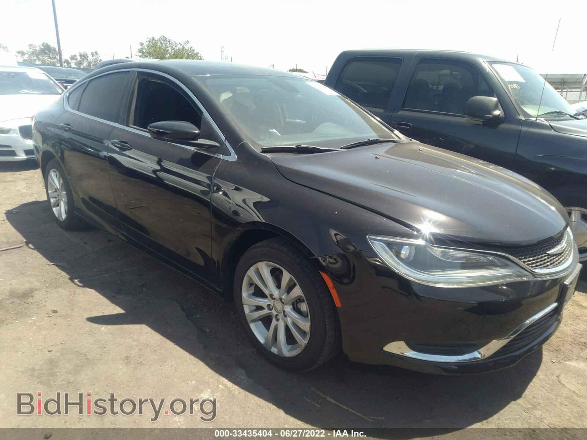 Фотография 1C3CCCAB1FN657282 - CHRYSLER 200 2015