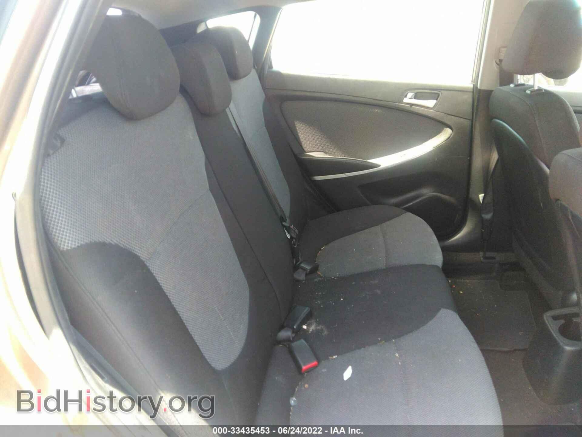 2013 HYUNDAI ACCENT - VIN: KMHCT5AEXDU082230 - Фото 8