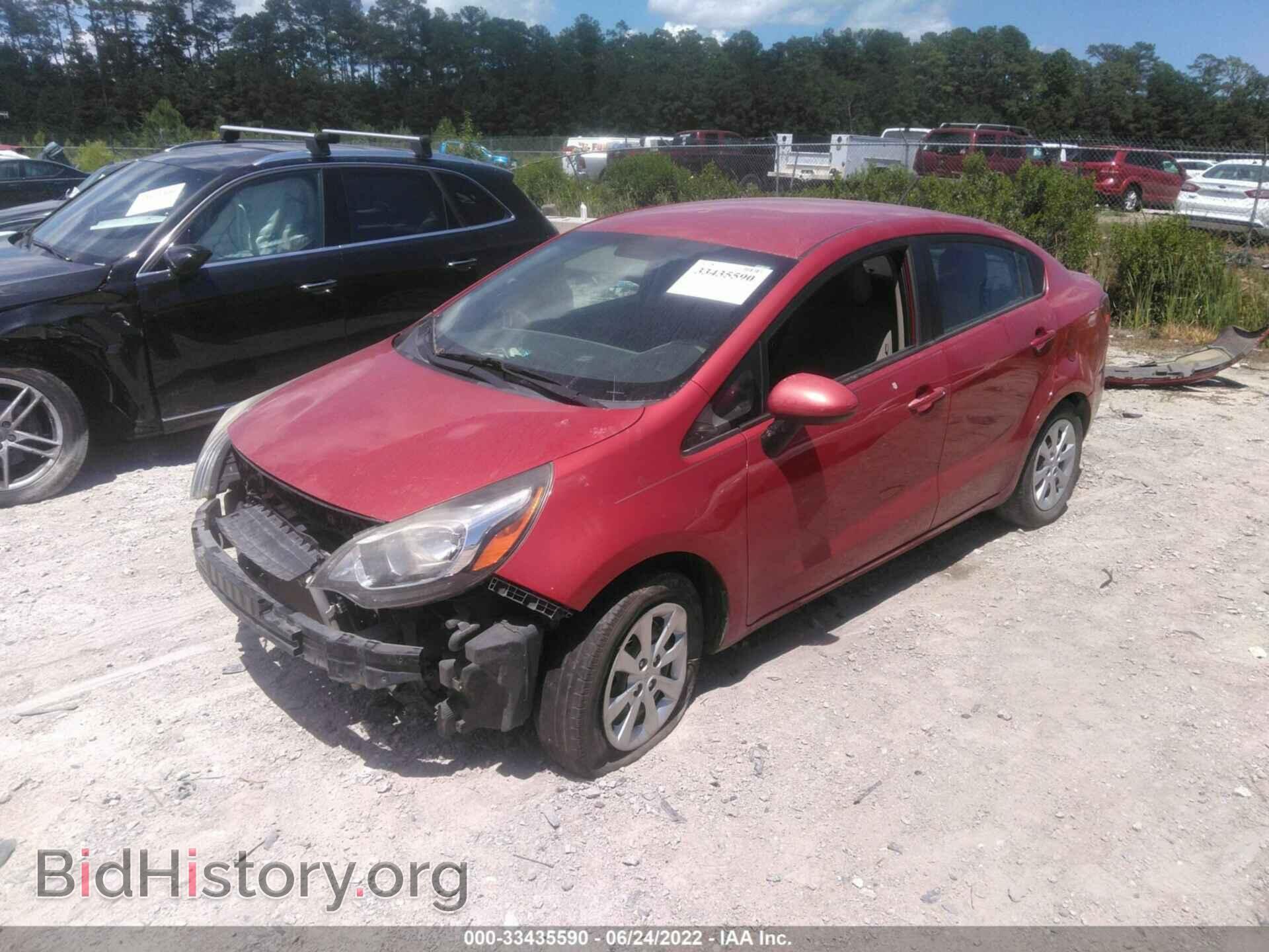 2015 KIA RIO - VIN: KNADN4A38F6447102 - Фото 2