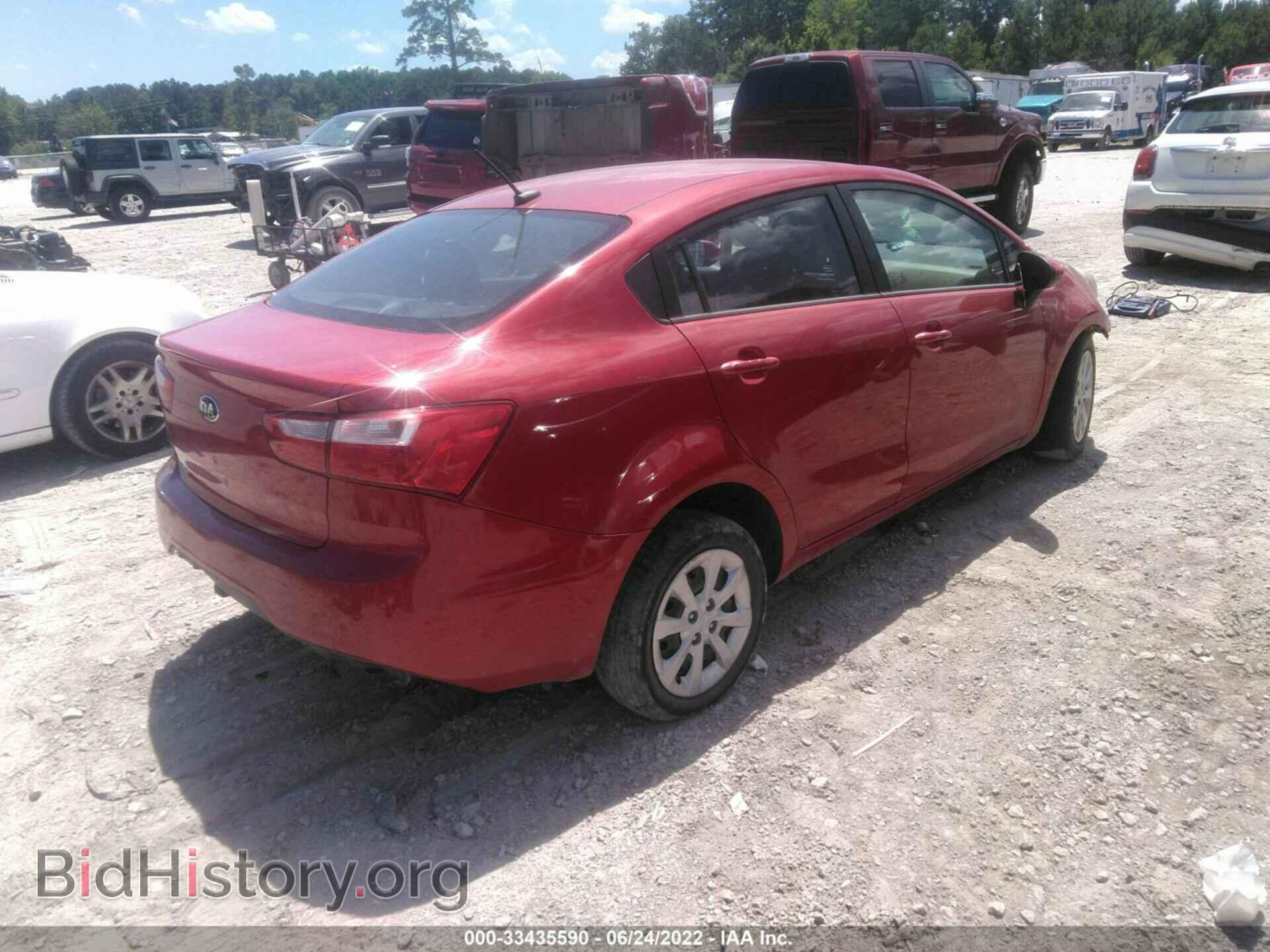 2015 KIA RIO - VIN: KNADN4A38F6447102 - Фото 4