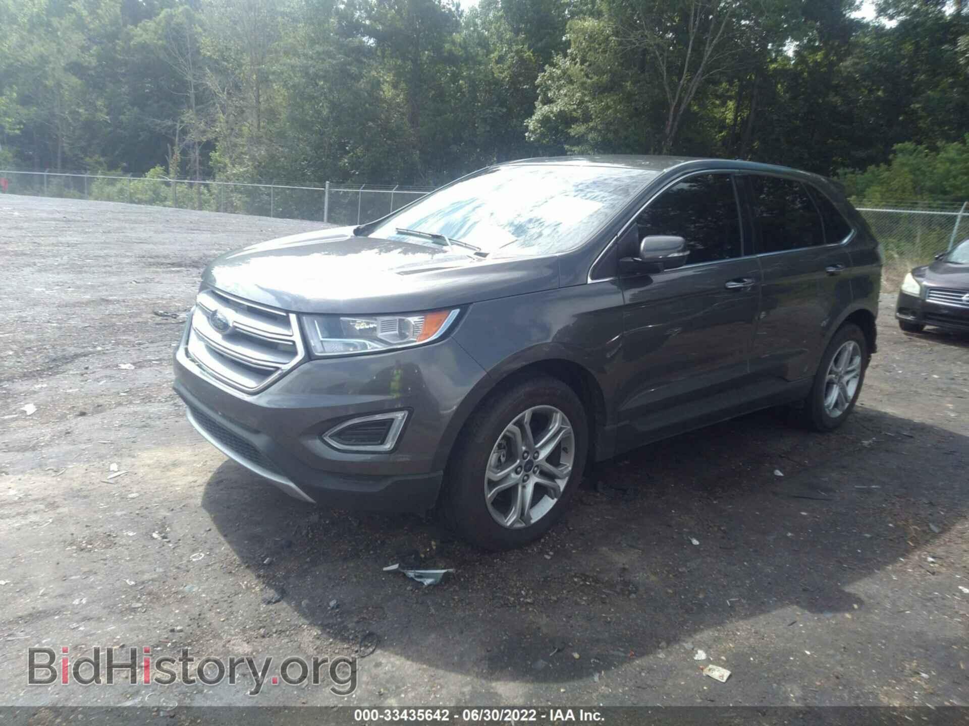 2015 FORD EDGE - VIN: 2FMTK3K81FBC37210 - Фото 2