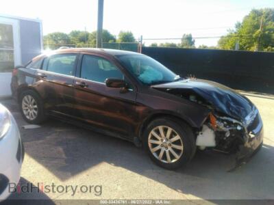 2013 Chrysler 200 Touring, коричневый — VIN 1C3CCBBB7DN550999, IAAI