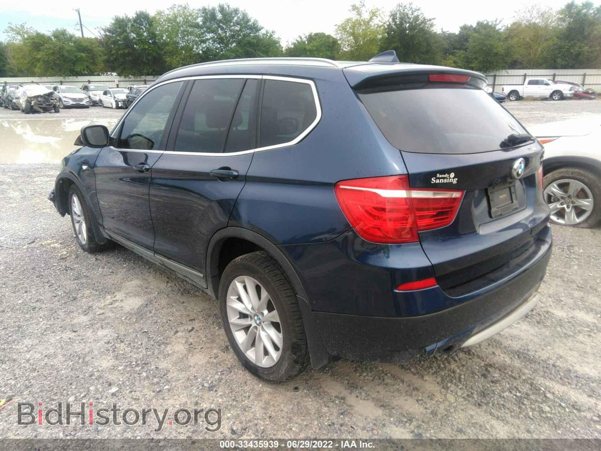 2012 BMW X3 - VIN: 5UXWX5C54CL721207 - Фото 3
