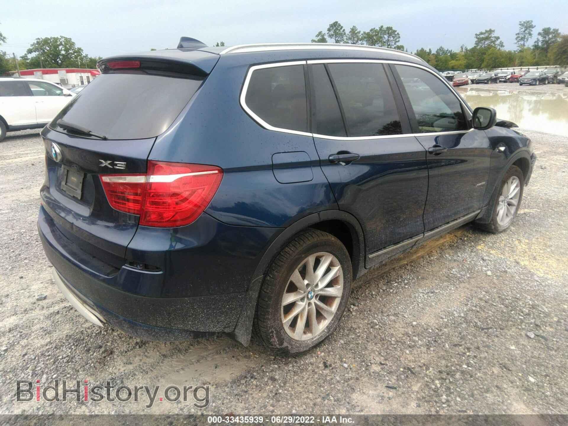 2012 BMW X3 - VIN: 5UXWX5C54CL721207 - Фото 4
