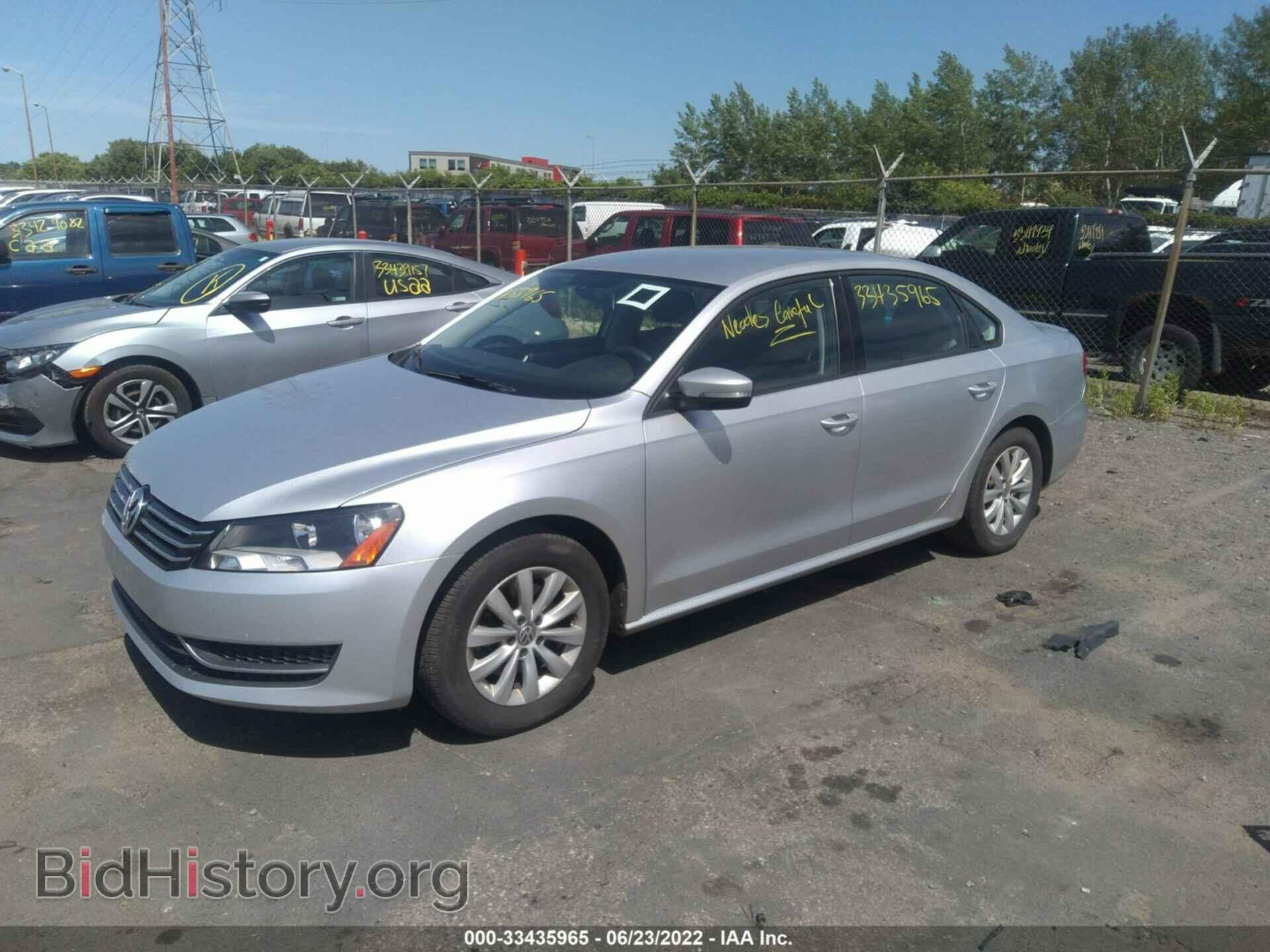 2013 VOLKSWAGEN PASSAT - VIN: 1VWAP7A36DC133963 - Фото 2