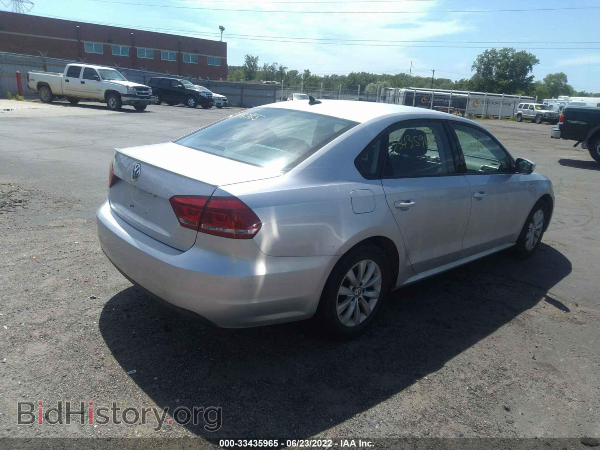 2013 VOLKSWAGEN PASSAT - VIN: 1VWAP7A36DC133963 - Фото 4