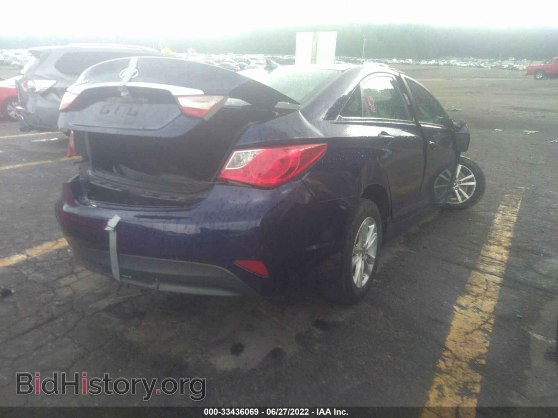 2014 HYUNDAI SONATA - VIN: 5NPEB4AC6EH848152 - Фото 4