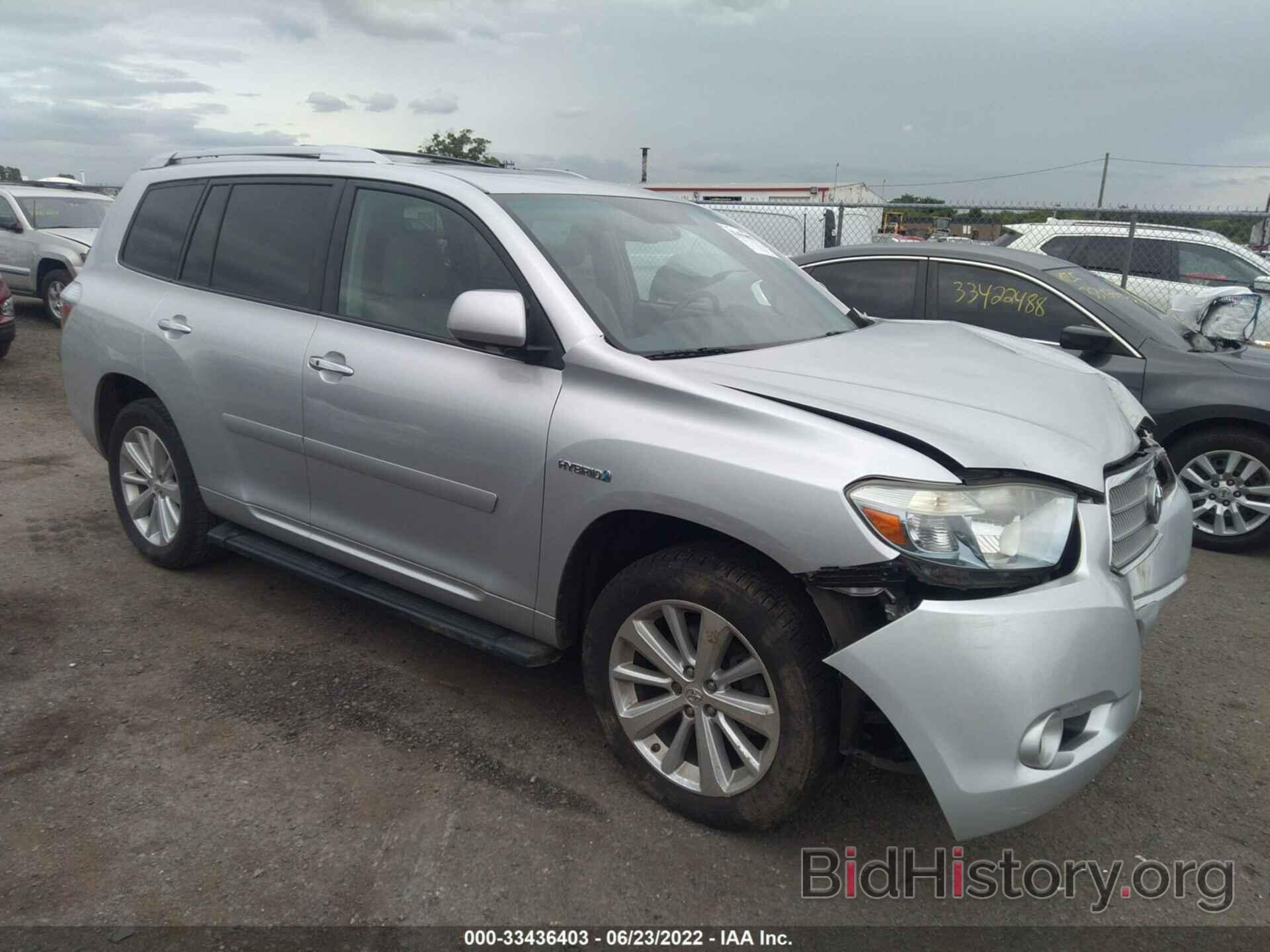 Photo JTEEW44A692028803 - TOYOTA HIGHLANDER HYBRID 2009