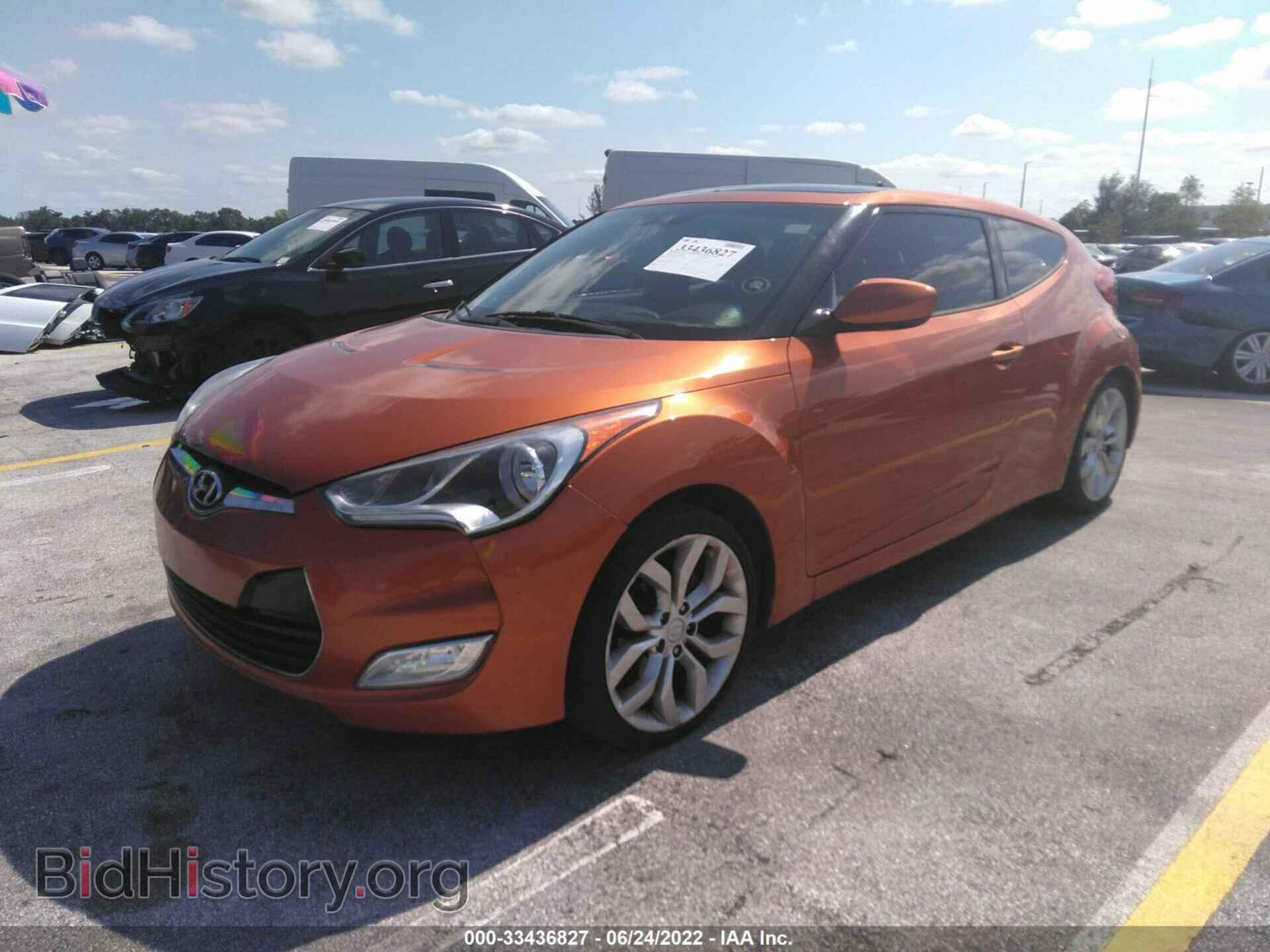 2012 HYUNDAI VELOSTER - VIN: KMHTC6ADXCU065679 - Фото 2