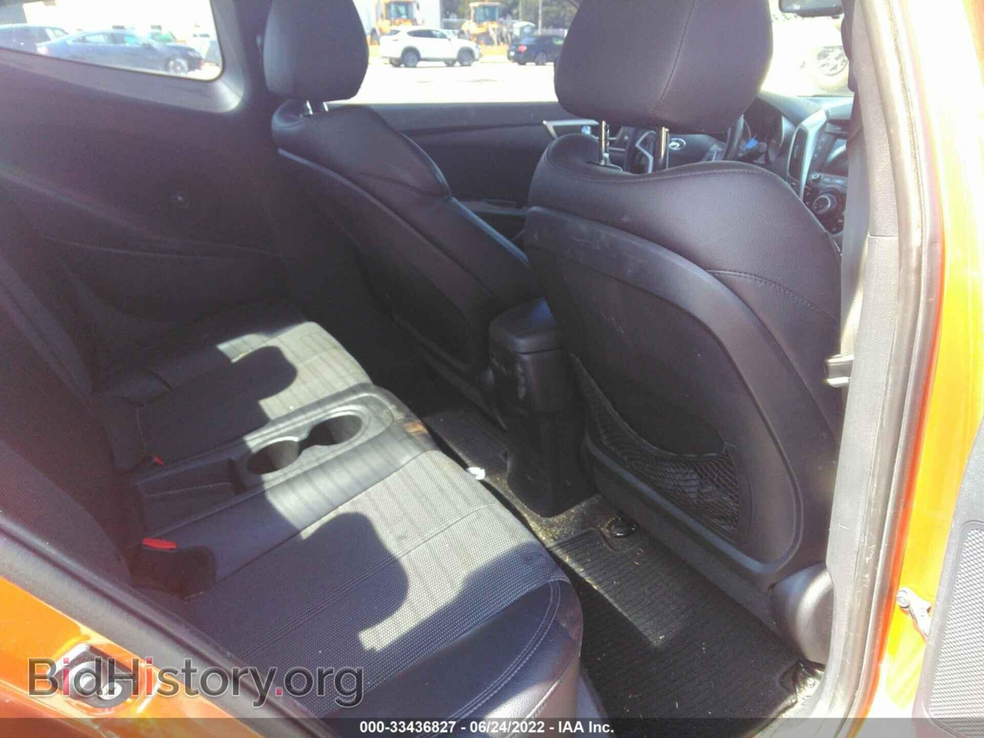 2012 HYUNDAI VELOSTER - VIN: KMHTC6ADXCU065679 - Фото 8