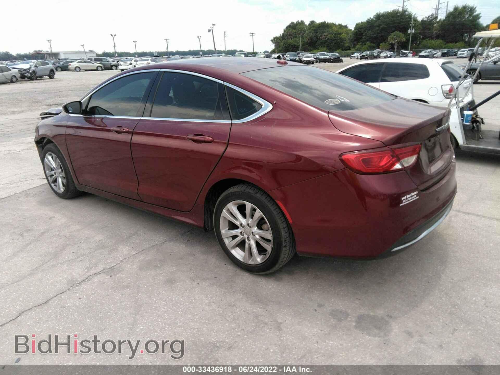 2015 CHRYSLER 200 - VIN: 1C3CCCAB7FN555839 - Фото 3