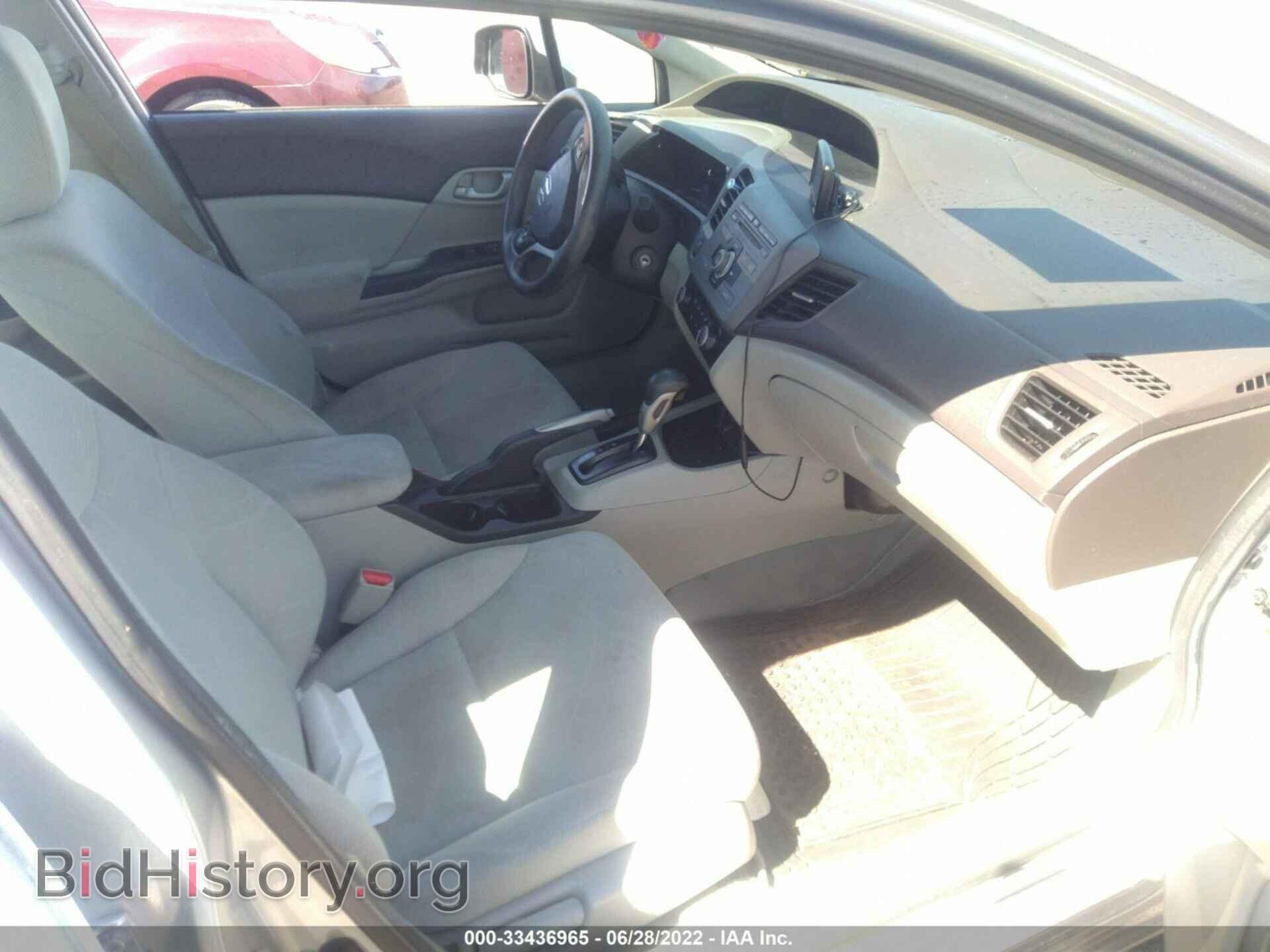 2012 HONDA CIVIC SDN - VIN: 19XFB2F5XCE348628 - Фото 5