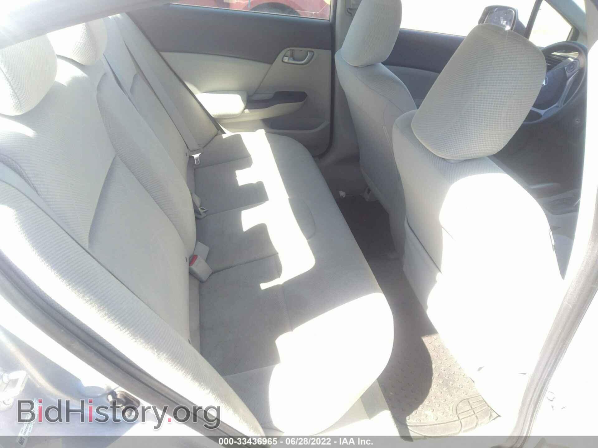 2012 HONDA CIVIC SDN - VIN: 19XFB2F5XCE348628 - Фото 8