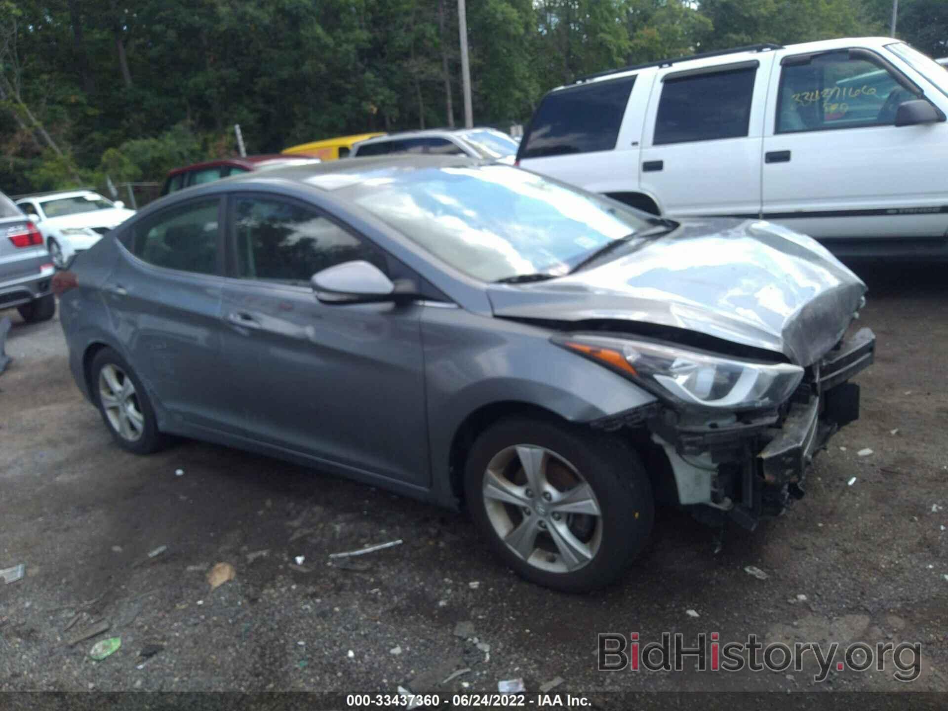 Photo KMHDH4AE9GU620131 - HYUNDAI ELANTRA 2016