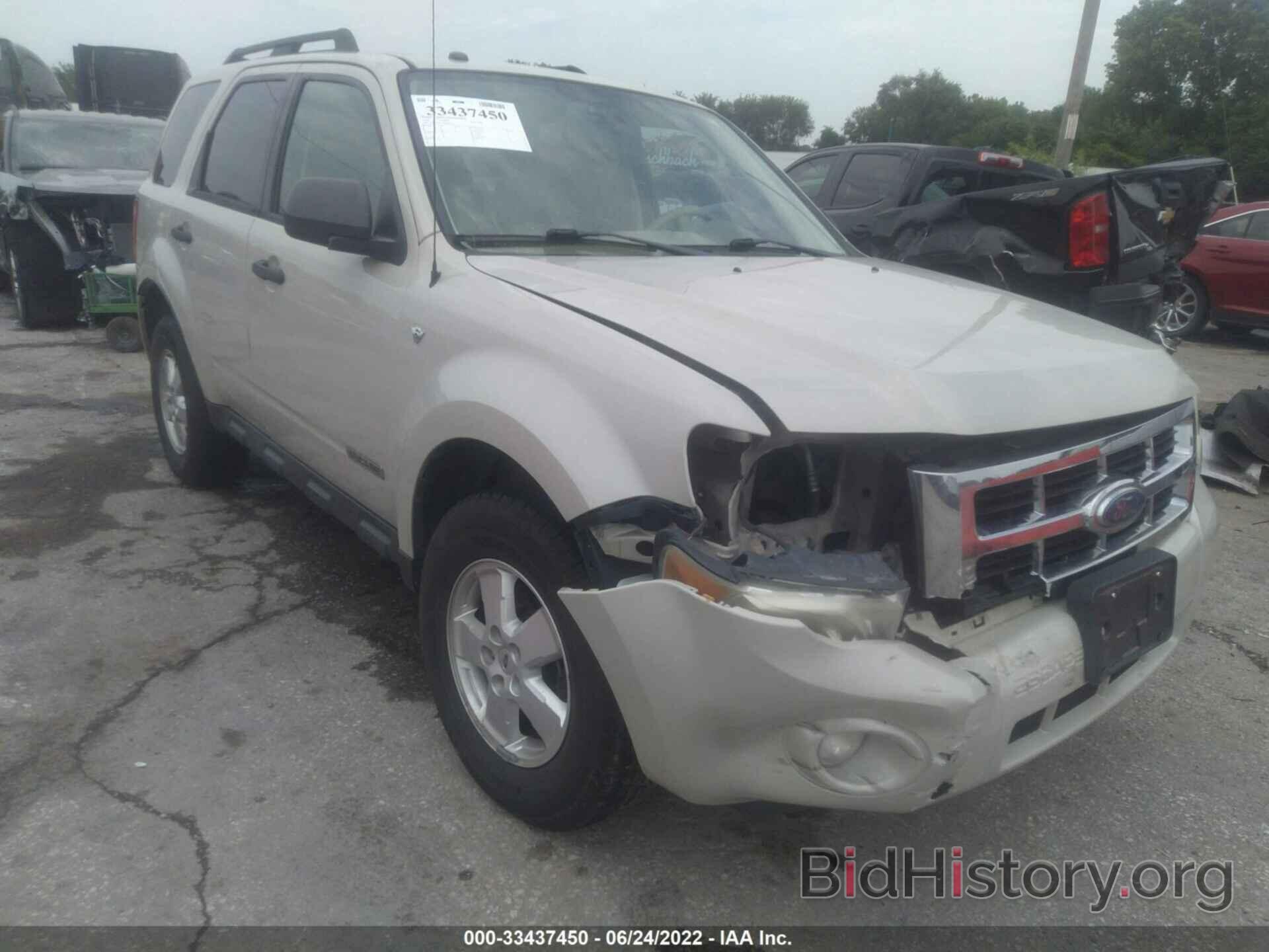 Photo 1FMCU93178KB01185 - FORD ESCAPE 2008