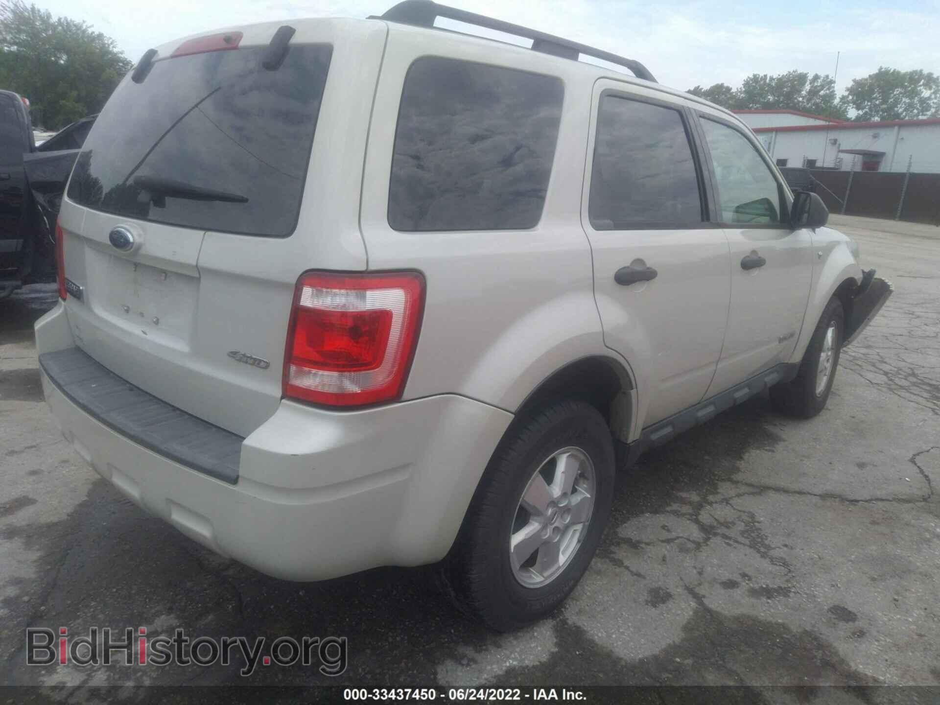 2008 FORD ESCAPE - VIN: 1FMCU93178KB01185 - Фото 4