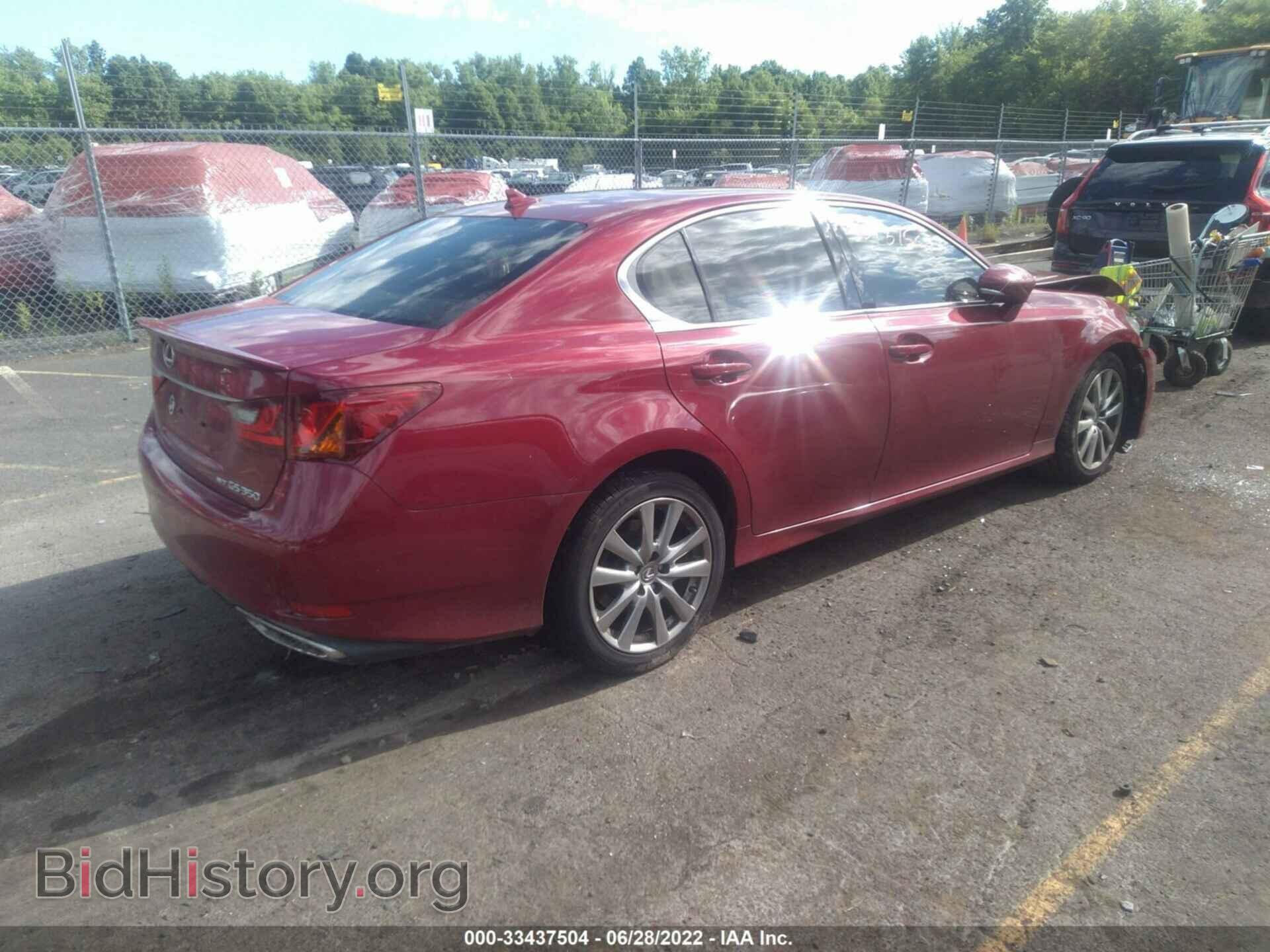 2014 LEXUS GS 350 - VIN: JTHCE1BL4E5022586 - Фото 4