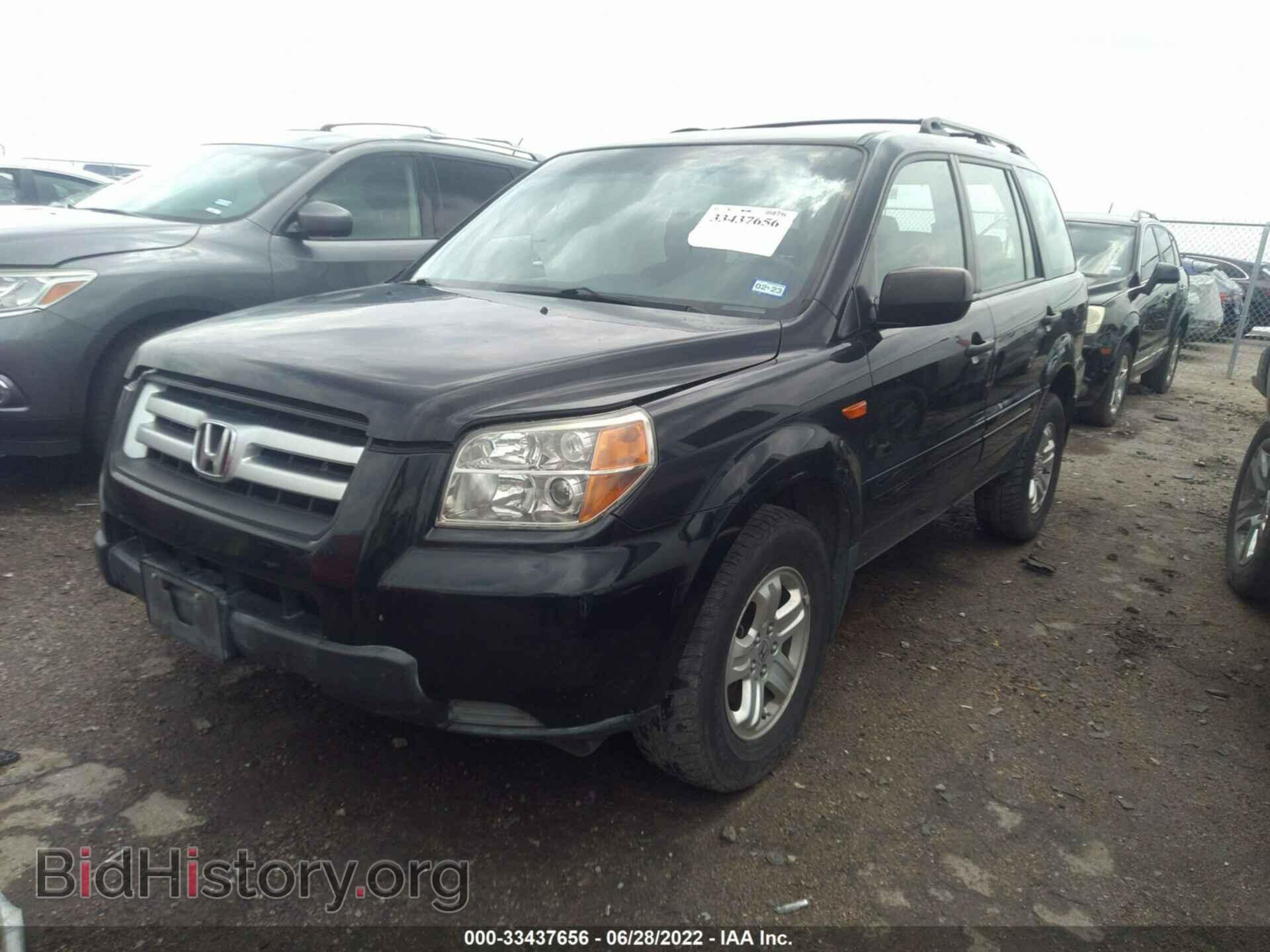 2006 HONDA PILOT - VIN: 2HKYF18146H541682 - Фото 2
