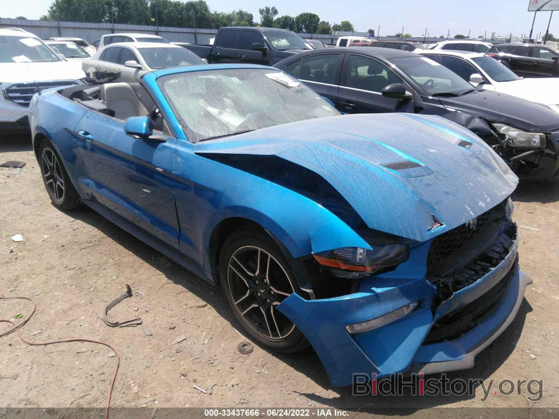 Photo 1FATP8UH1L5101634 - FORD MUSTANG 2020