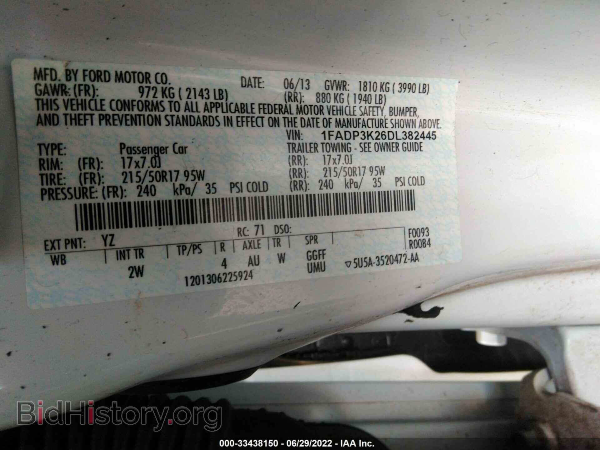2013 FORD FOCUS - VIN: 1FADP3K26DL382445 - Photo 9