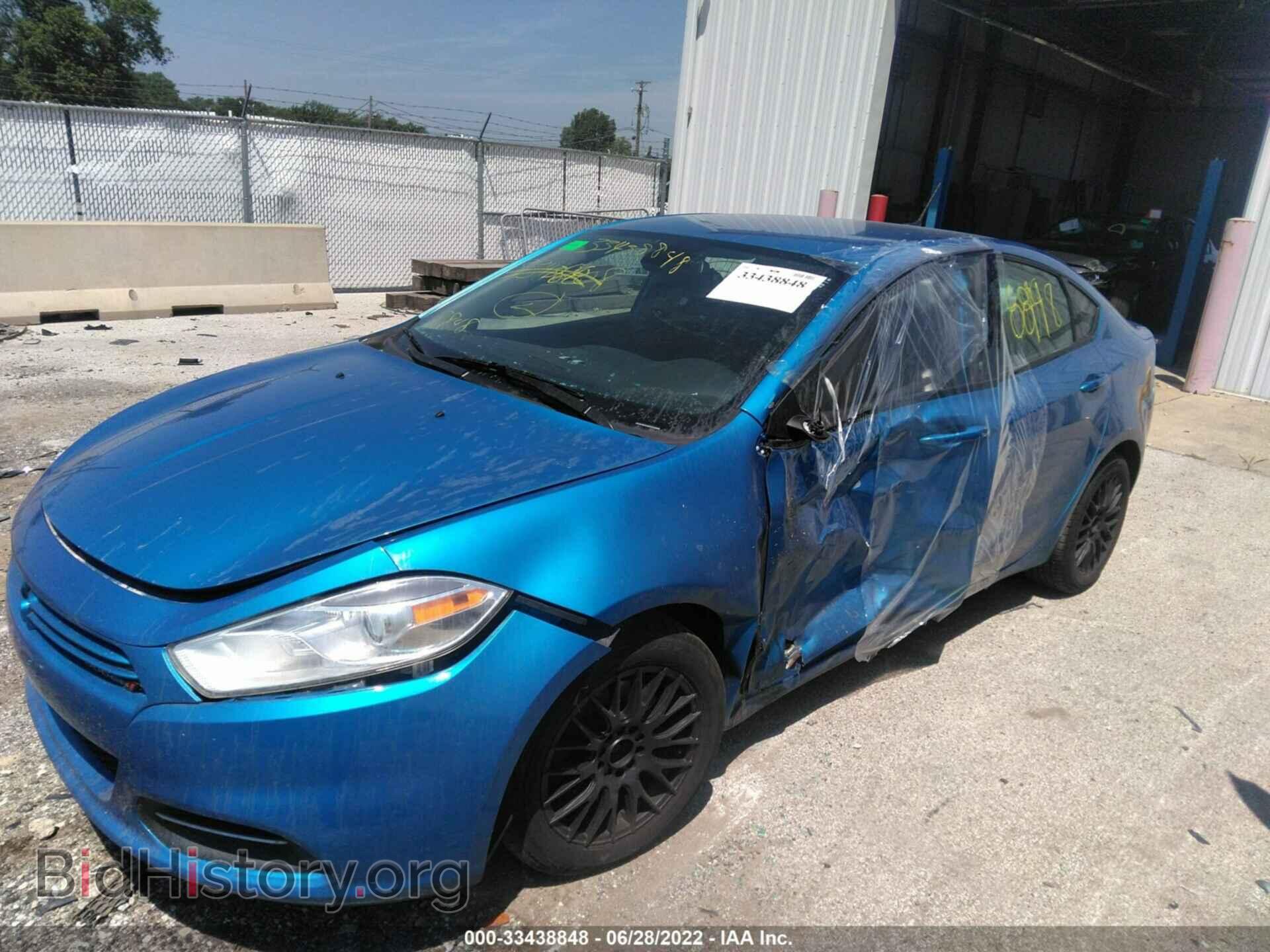 2015 DODGE DART - VIN: 1C3CDFAA5FD404073 - Фото 2