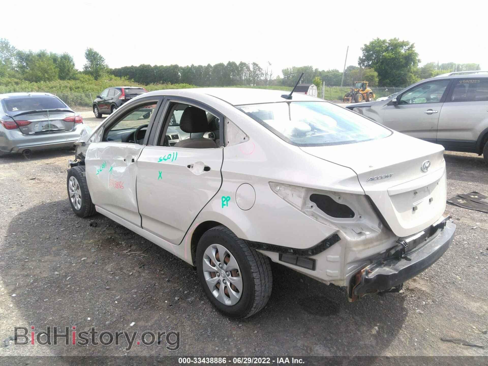 2016 HYUNDAI ACCENT - VIN: KMHCT4AE5GU965991 - Фото 3
