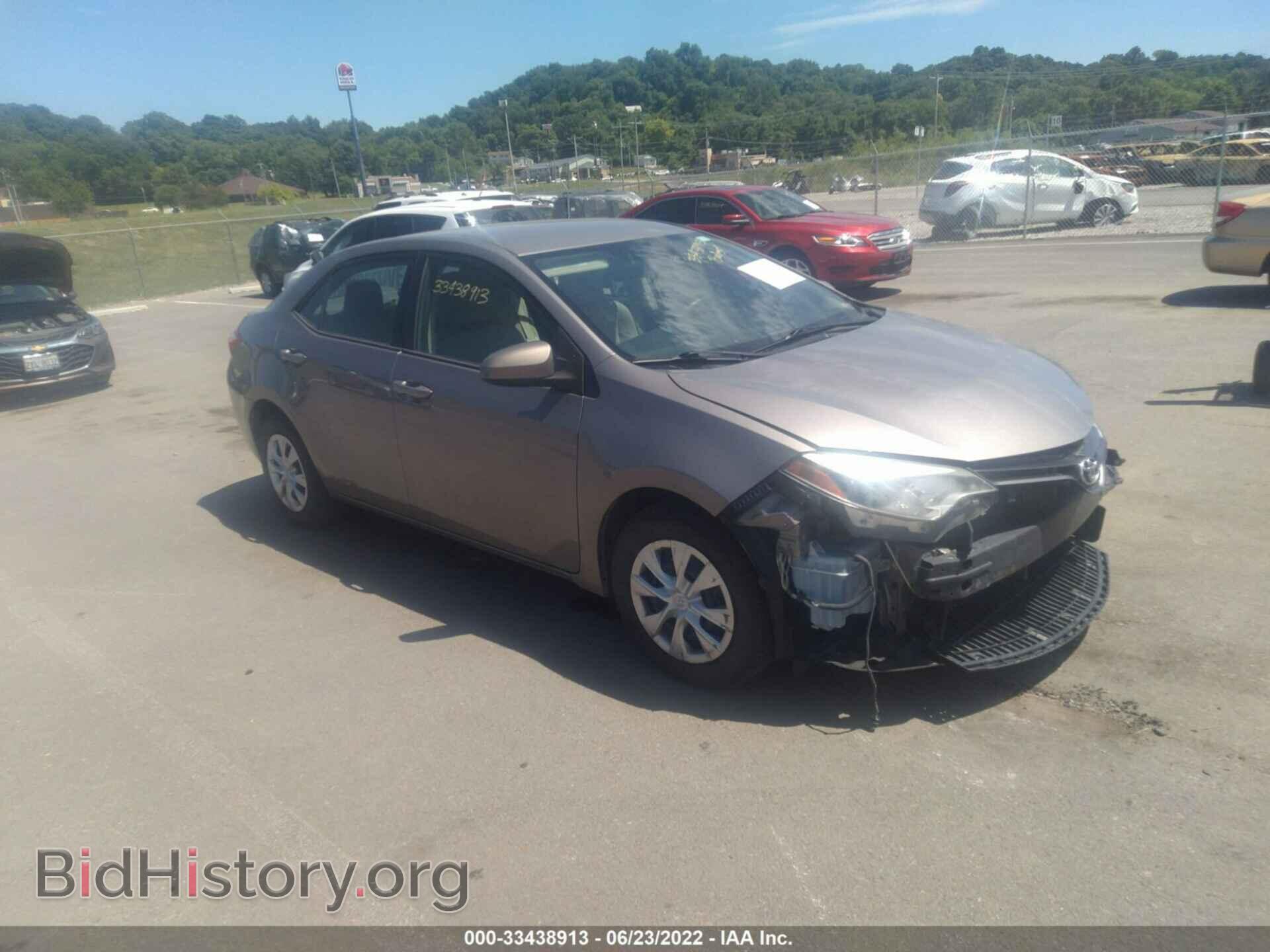 Photo 2T1BPRHE0FC406612 - TOYOTA COROLLA 2015