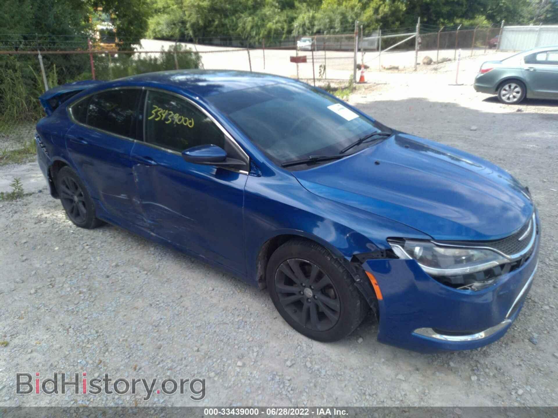 Фотография 1C3CCCAB2GN140722 - CHRYSLER 200 2016