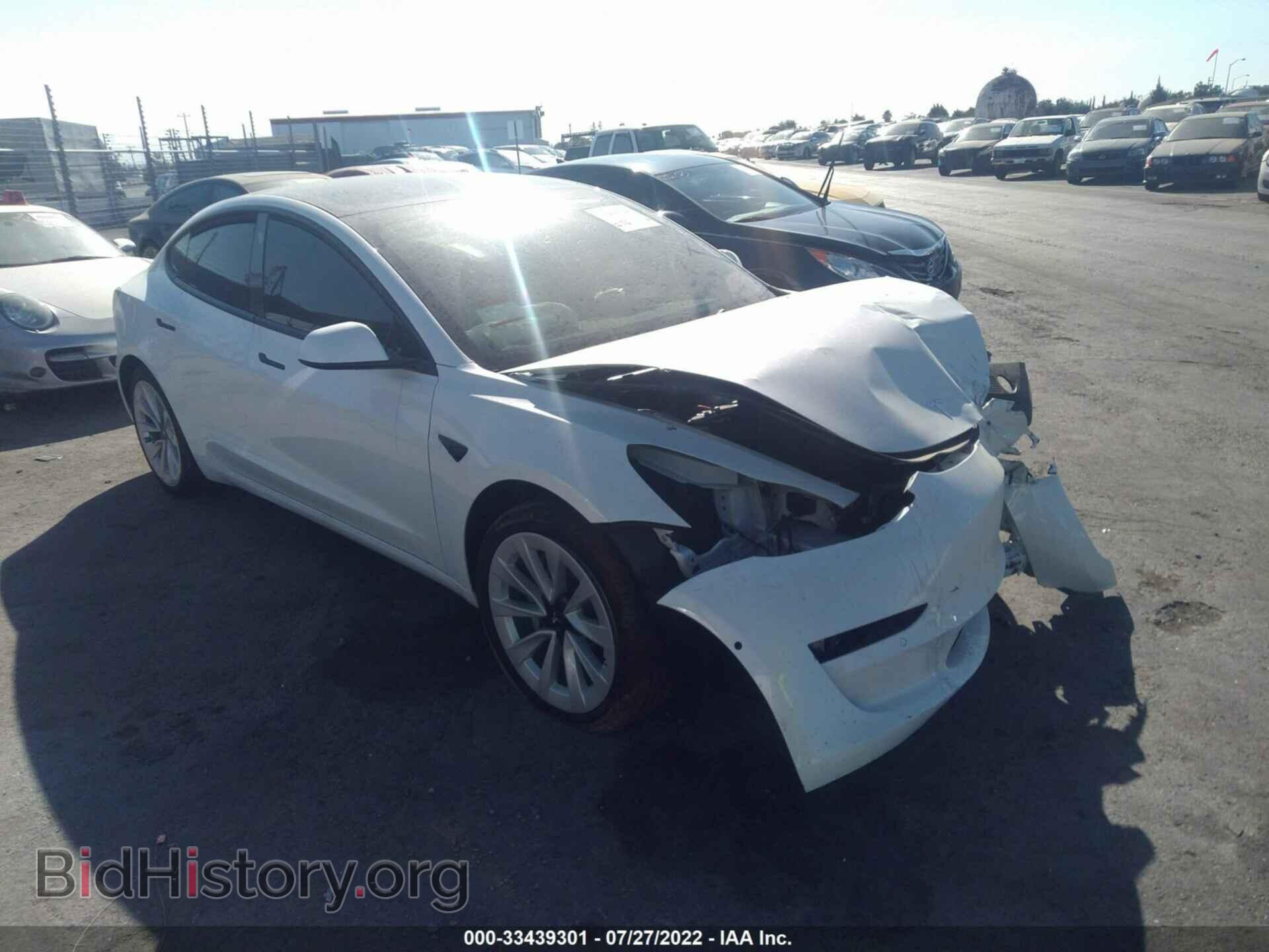 Фотография 5YJ3E1EB3NF250145 - TESLA MODEL 3 2022