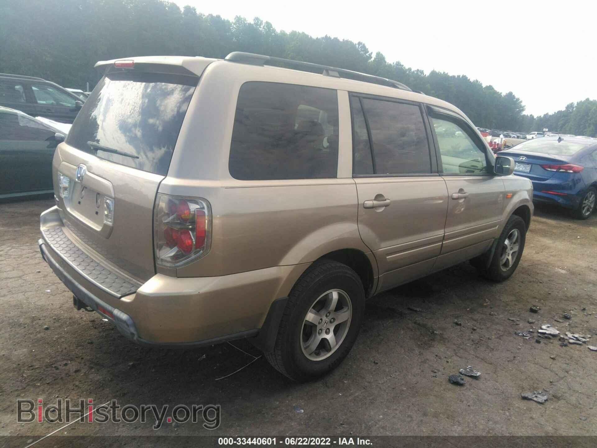 2007 HONDA PILOT - VIN: 5FNYF28637B025640 - Фото 4