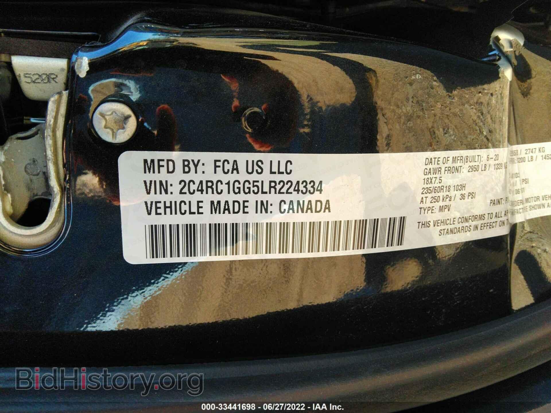 2020 CHRYSLER PACIFICA - VIN: 2C4RC1GG5LR224334 - Photo 9