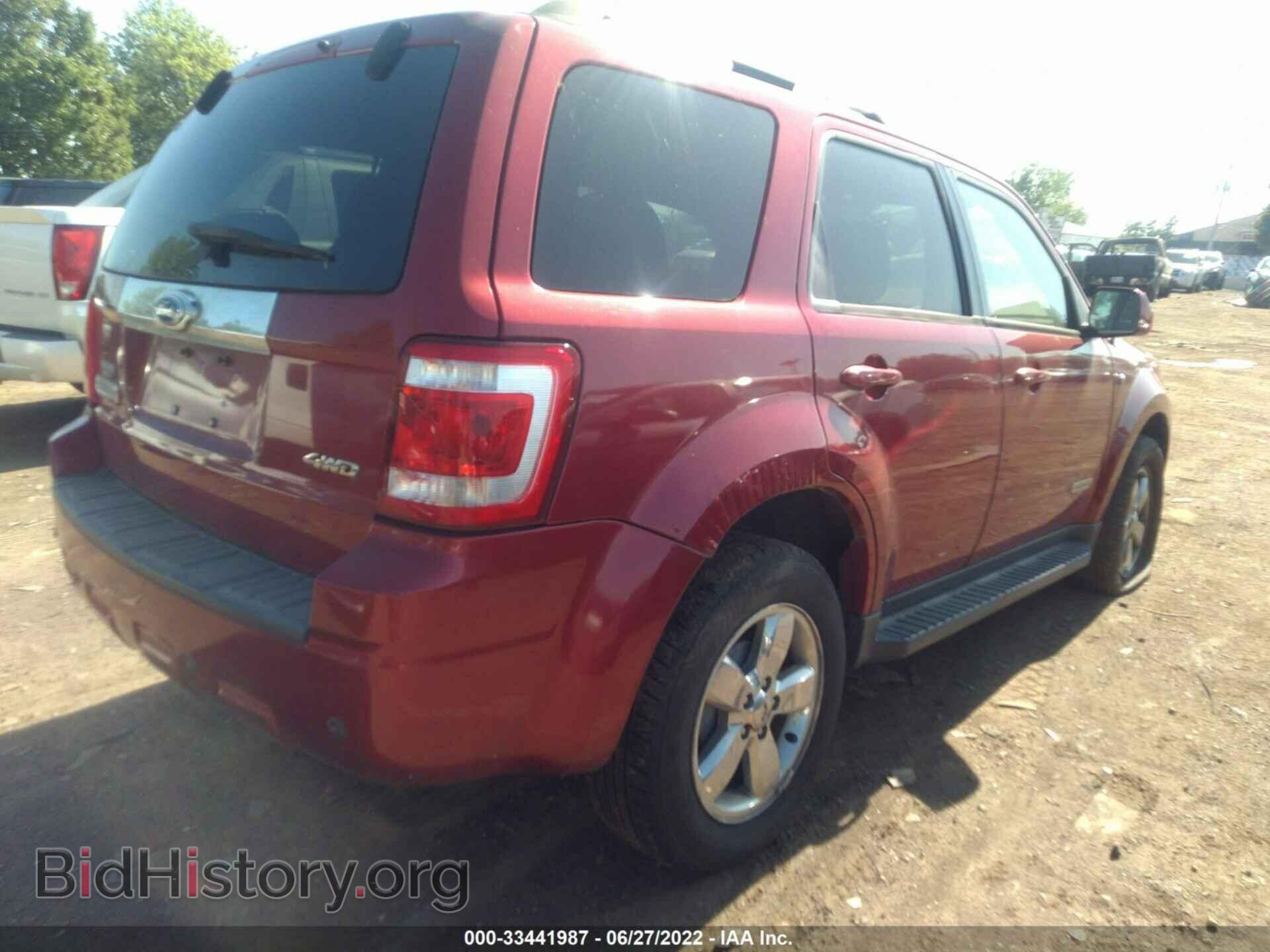 2008 FORD ESCAPE - VIN: 1FMCU94108KB26315 - Фото 4