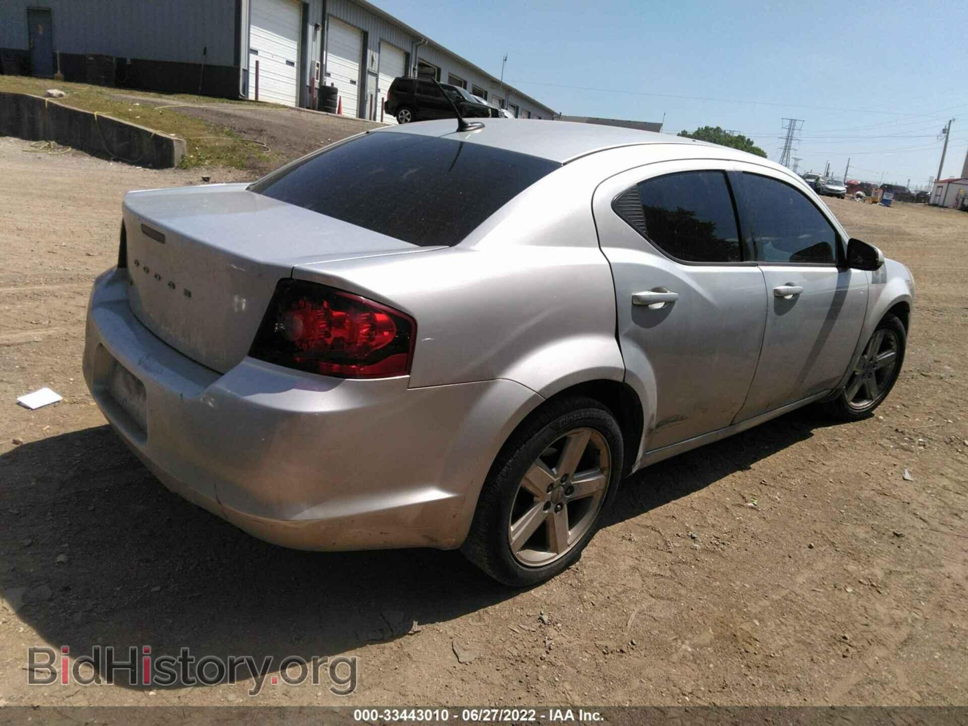 2012 DODGE AVENGER - VIN: 1C3CDZCBXCN144587 - Фото 4
