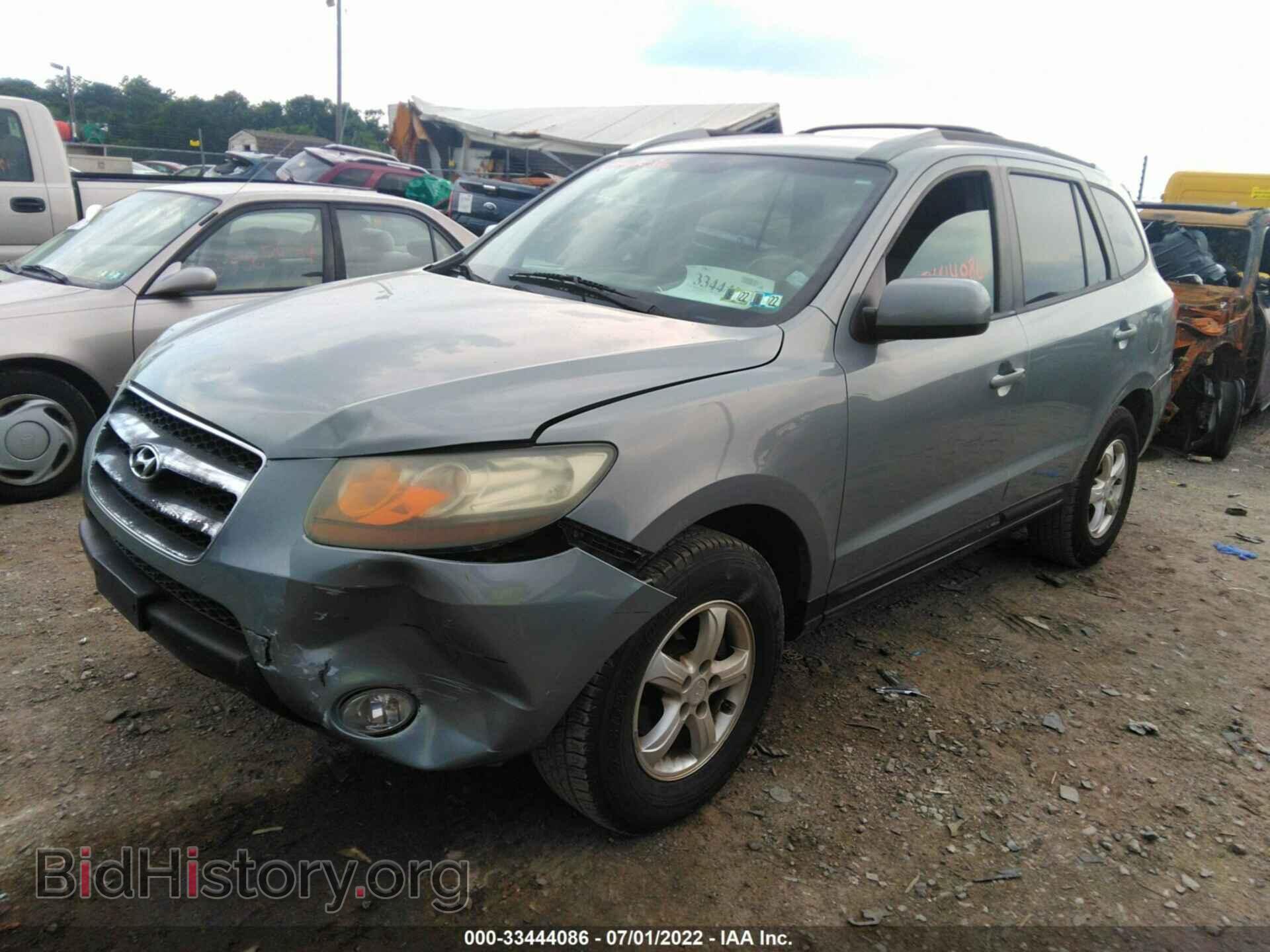 2007 HYUNDAI SANTA FE - VIN: 5NMSG73D77H013320 - Фото 2